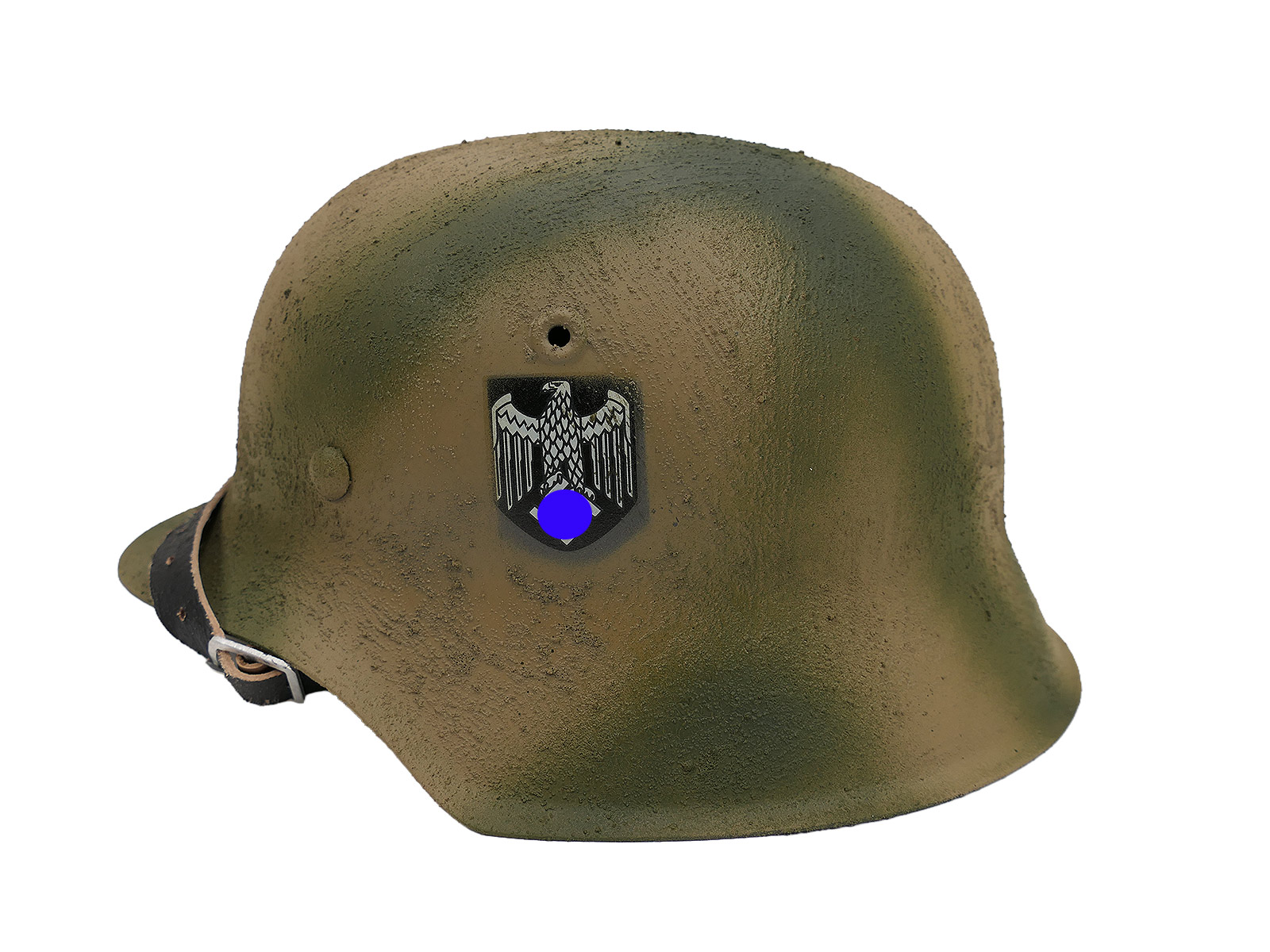 #B/ Wehrmacht Normandie camouflage SD Stahlhelm M42 Tarnhelm Gr. 58/59