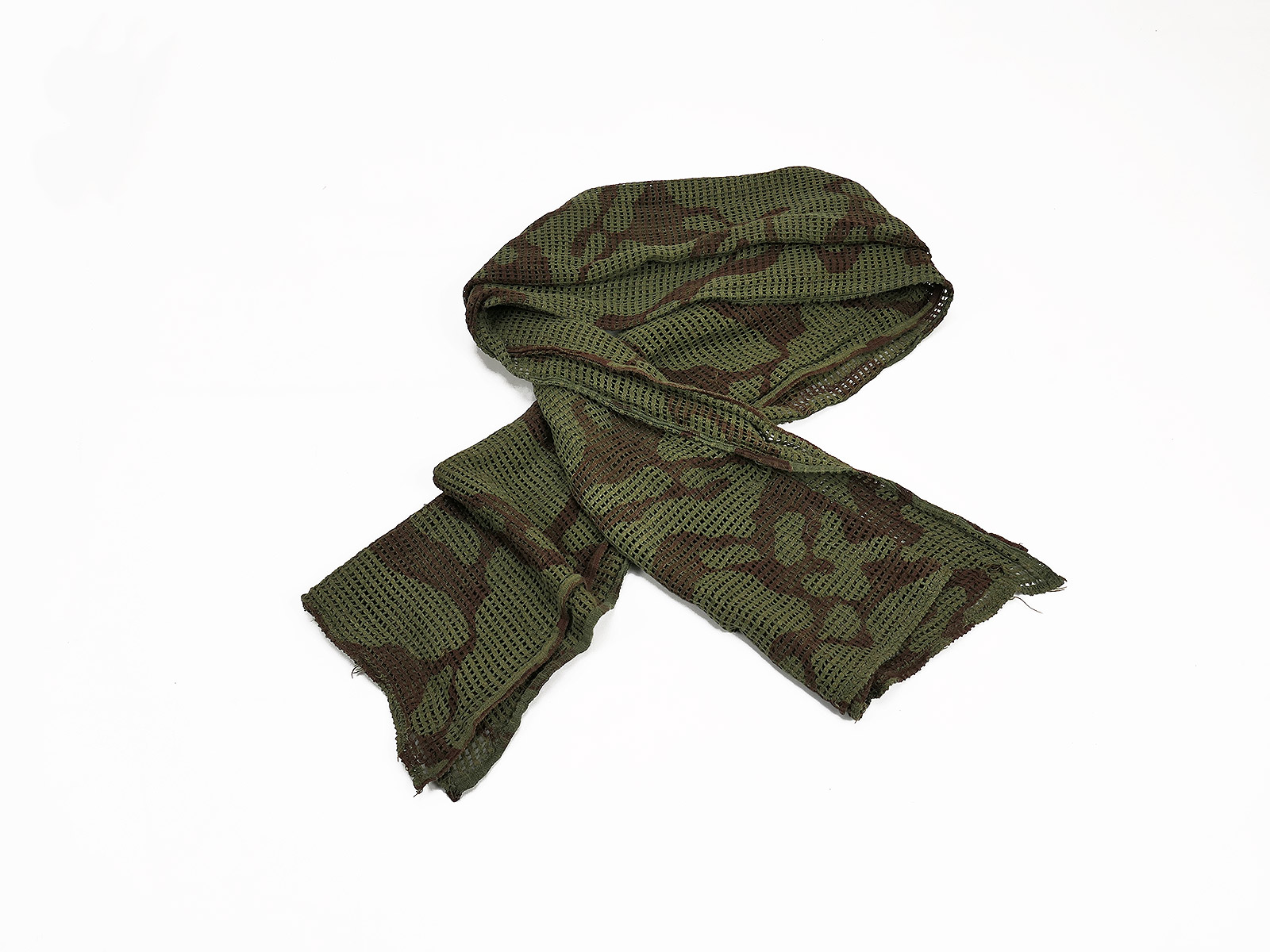 British Army Original Halstuch Tarnschal 70x160cm 2-color camouflage face scarf Veil 1960's