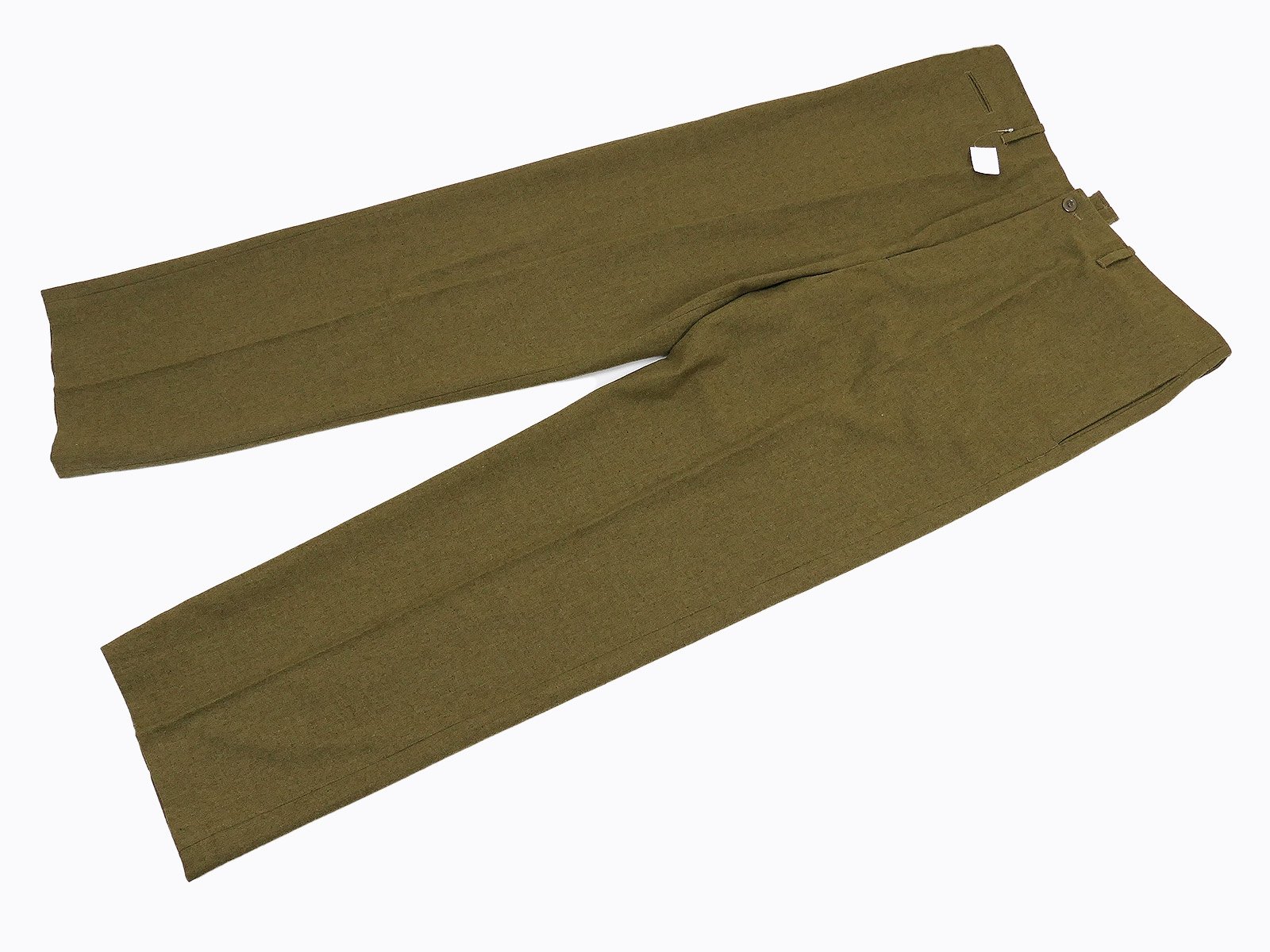 P1704298 Einzelstück - US M1937 Feldhose M37 Mustard Field Trousers Wool ANTZ mit Maßen