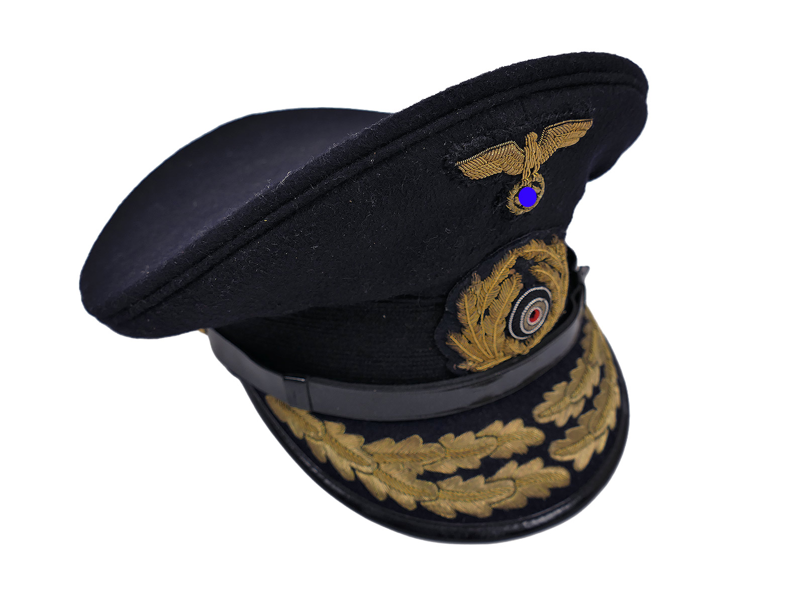 Antike Kriegsmarine Schirmmütze ADMIRAL mit Original Effekten (Mützenadler + Kokarde) COLLECTION