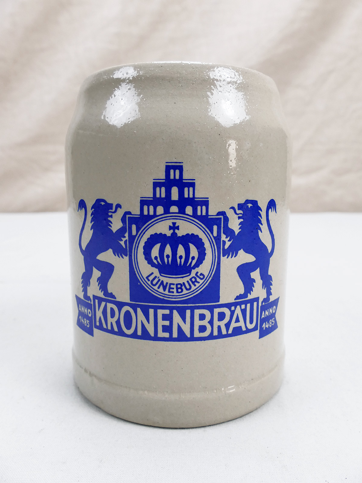 Steinkrug Kronenbräu Krug Lüneburg 0,5L Antik Vintage