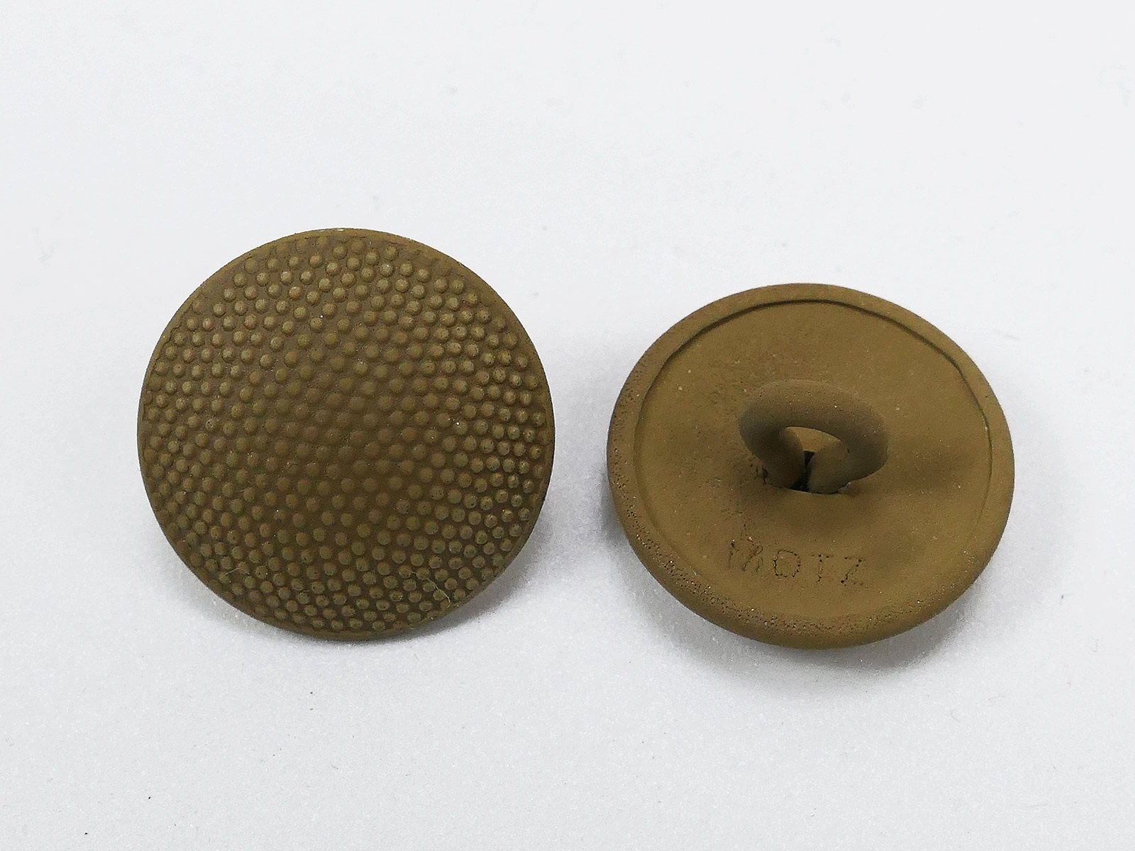 1x Wehrmacht Feldblusenknopf Tropen Grünbraun Knopf für Feldbluse Uniform Knöpfe 20mm