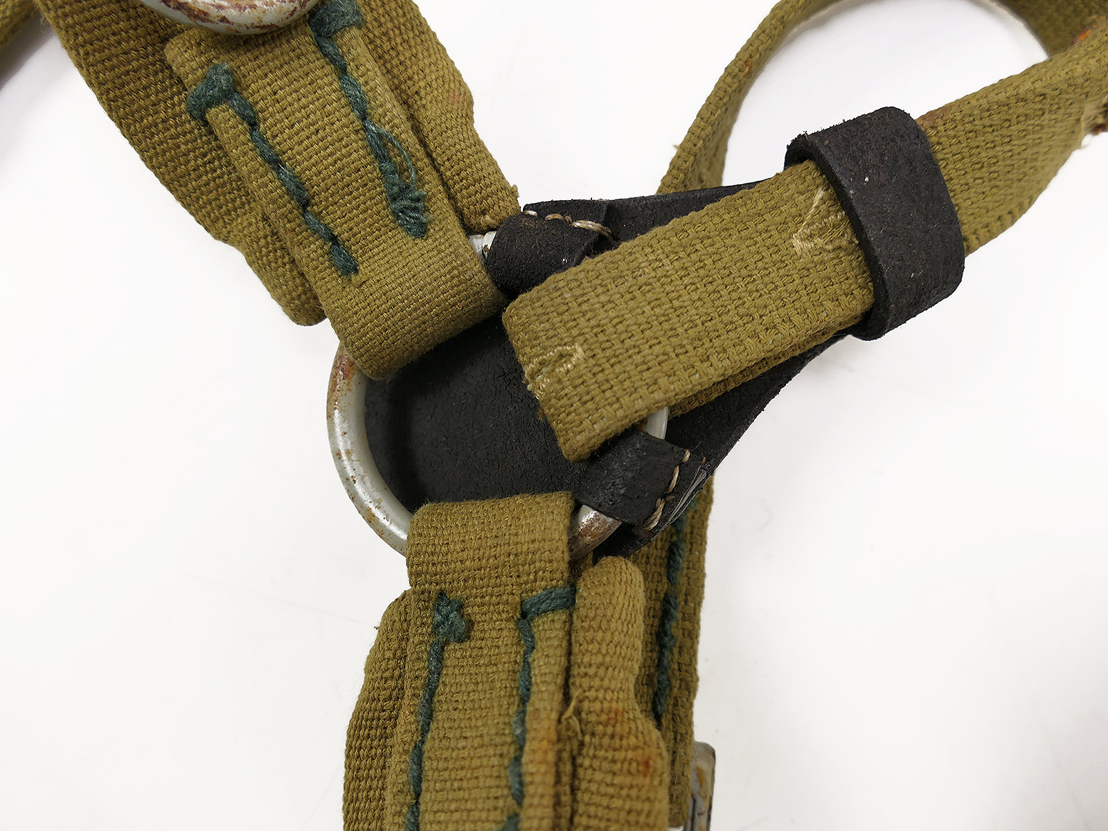 Wehrmacht DAK Afrikakorps Tropen Web Y-Riemen Südfront Spätkrieg Koppeltragegestell