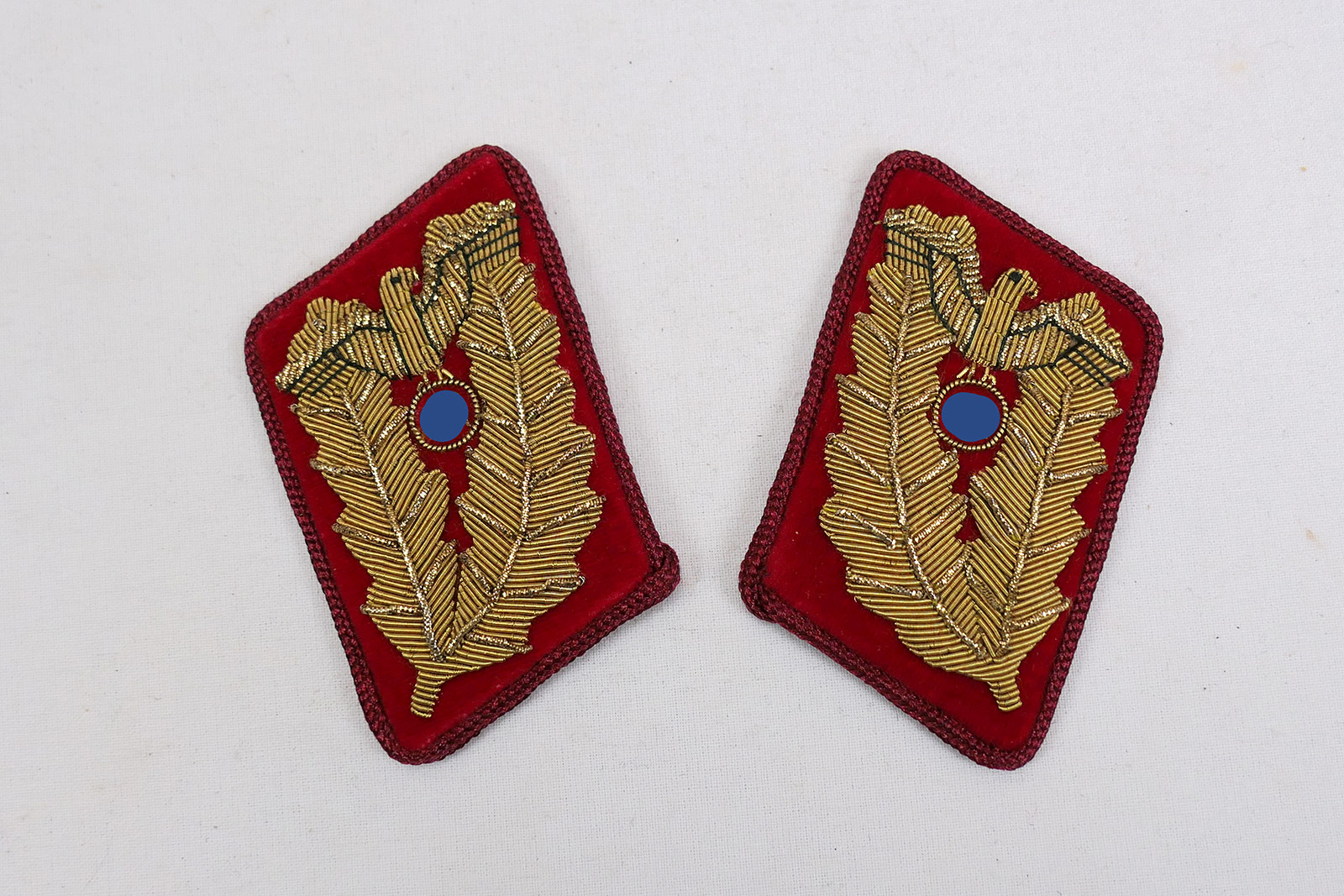 P1260883TabqmWZ9KlWa2 Kragenspiegel politischer Leiter der NSDAP in der Gauleitung - Dienstgrad Gauleiter