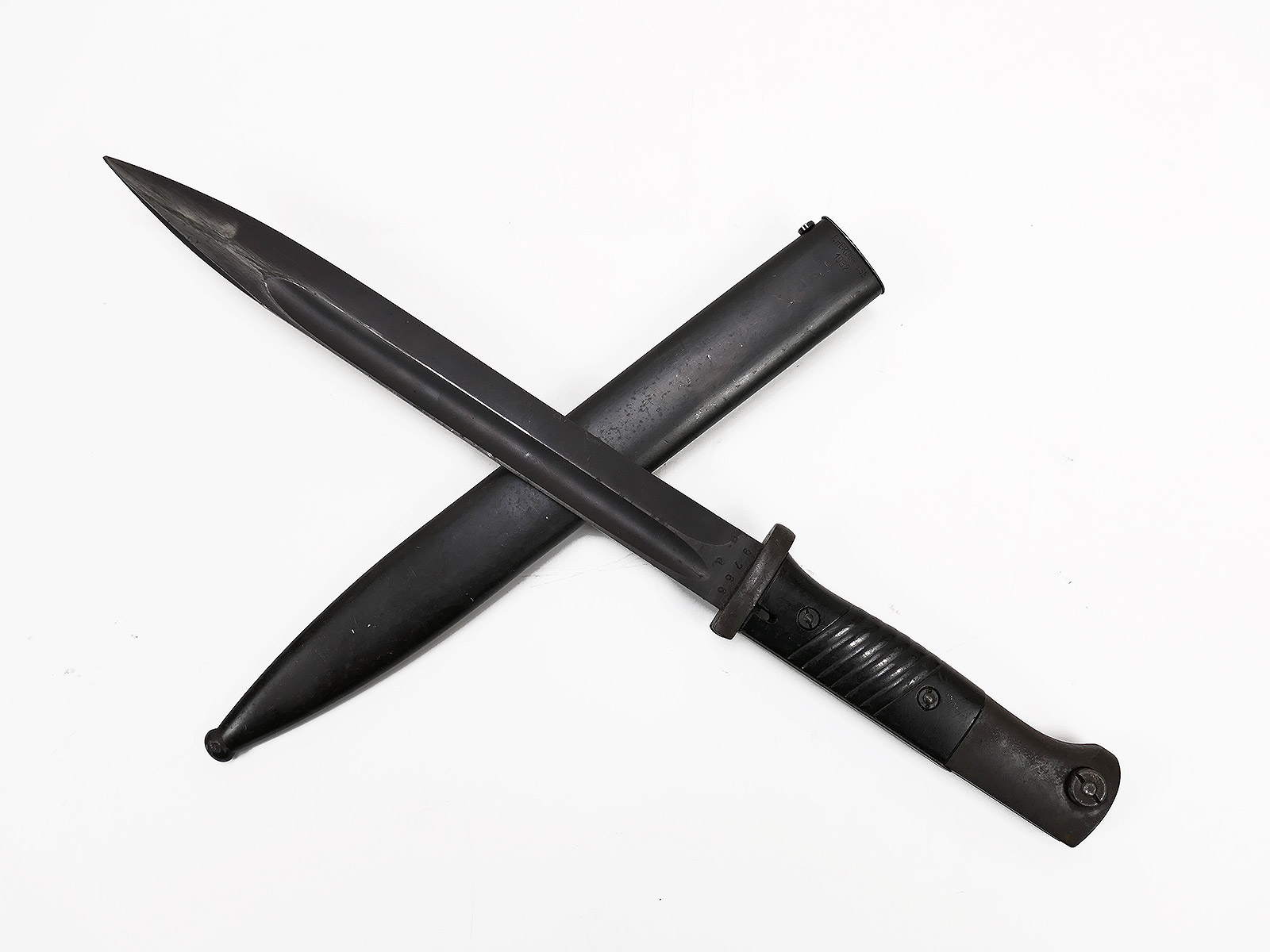 #A5 Wehrmacht Bajonett M84/98 P. Weyersberg Karabiner K98 / Seitengewehr mit Scheide