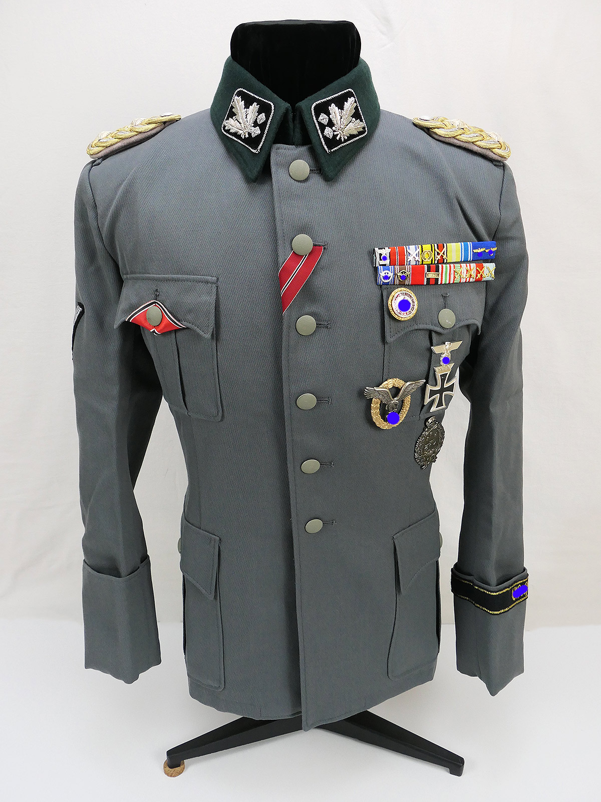 Uniform Waffen SS Gabardine Feldbluse SS Obergruppenführer Sepp Dietrich Leibstandarte A.H.
