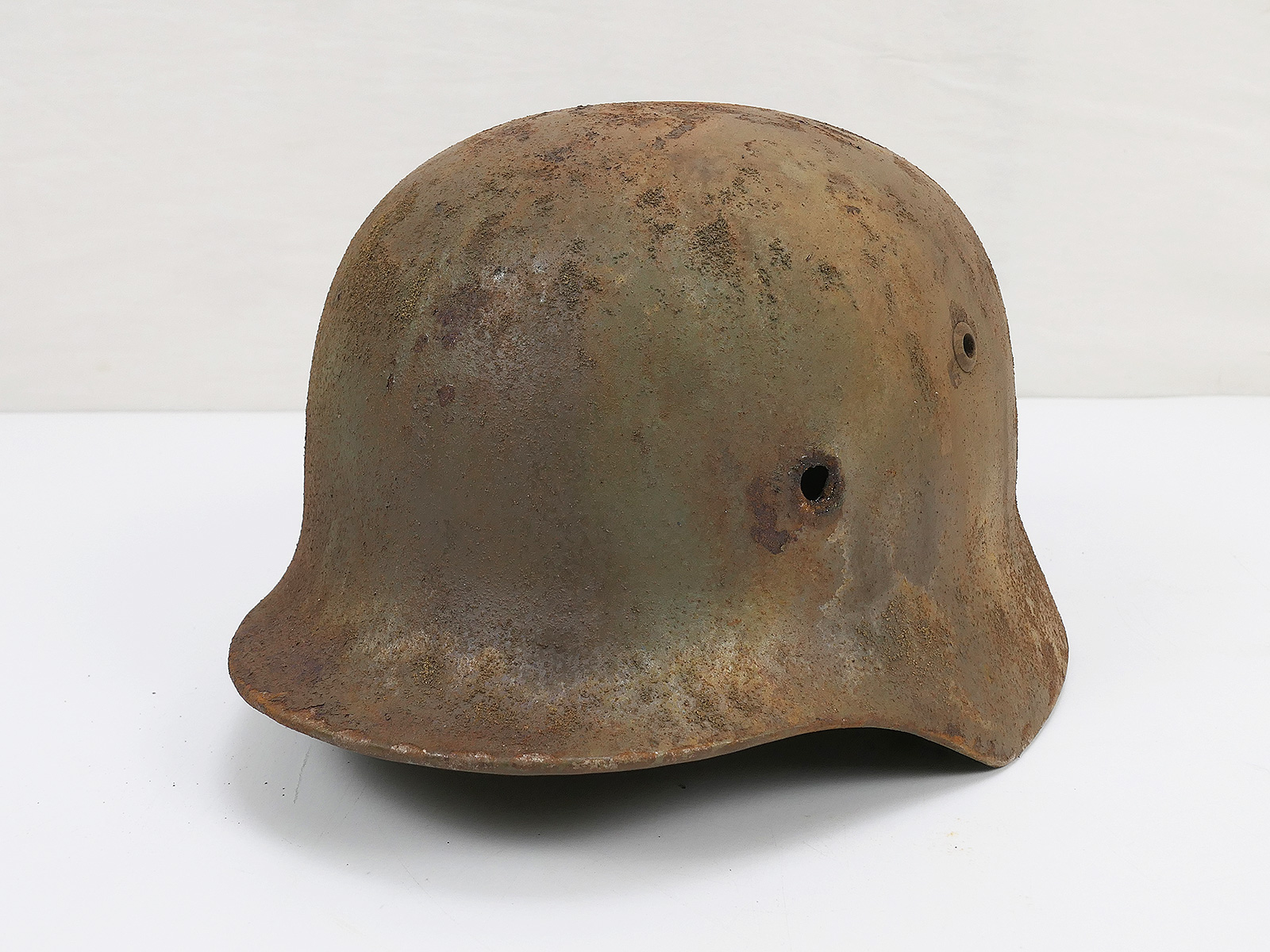 Wehrmacht Heeres Stahlhelm GLOCKE M35 Antik Battleworn Gr.56/57 Normandie