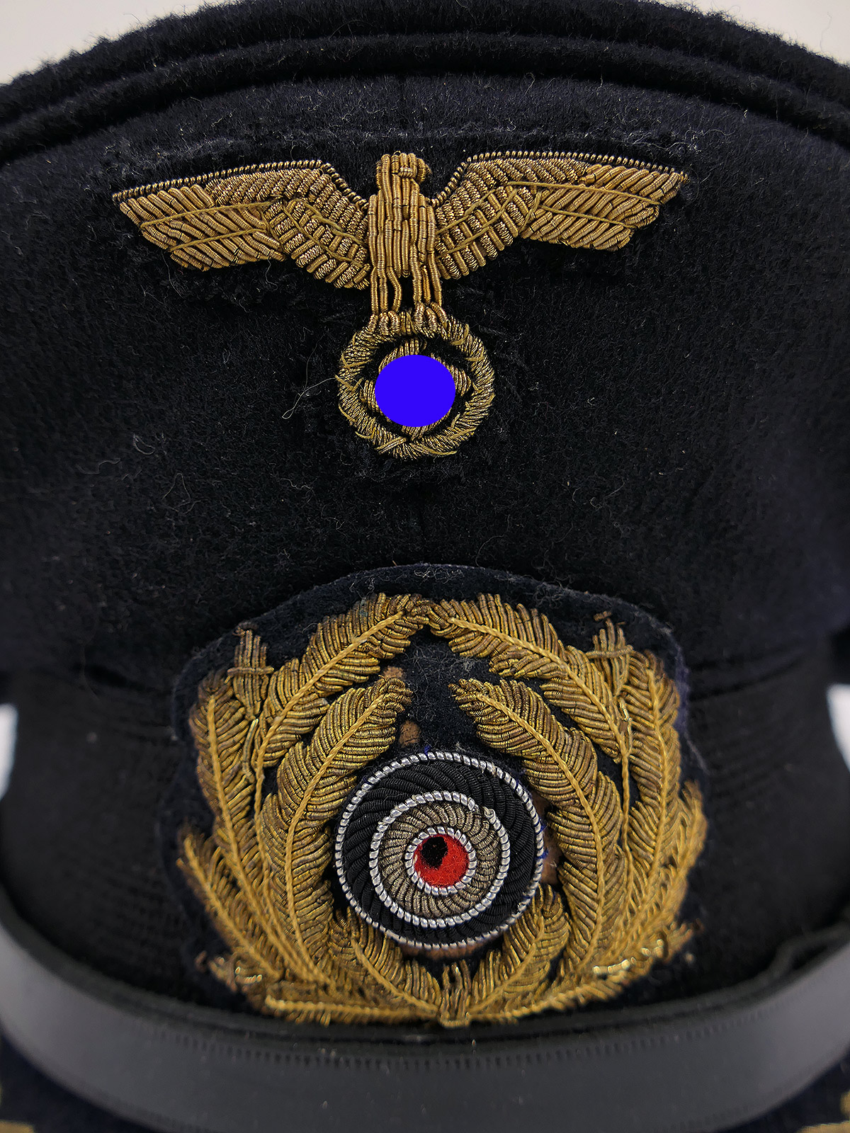 Antike Kriegsmarine Schirmmütze ADMIRAL mit Original Effekten (Mützenadler + Kokarde) COLLECTION