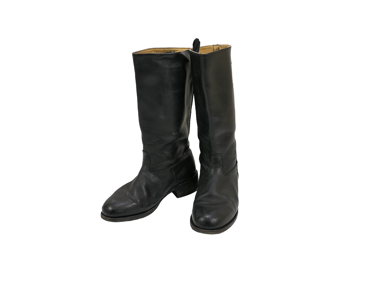 Typ Wehrmacht Leder Stiefel Knobelbecher Schaftstiefel Wachbataillon mit Hufeisen 270/109