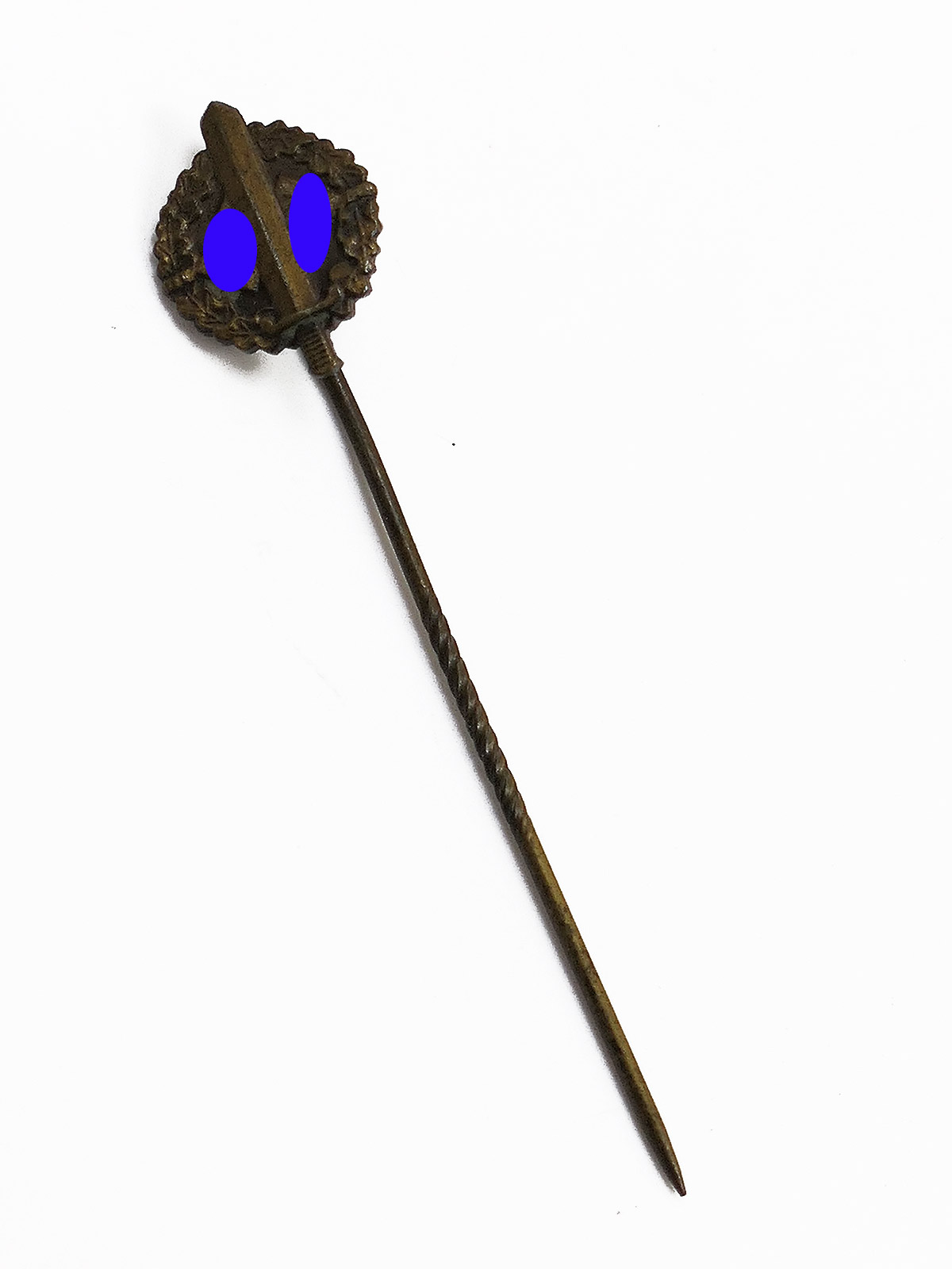  Miniatur SA Sportabzeichen Bronze gemarkt Anstecknadel Sportabzeichen Abzeichen 