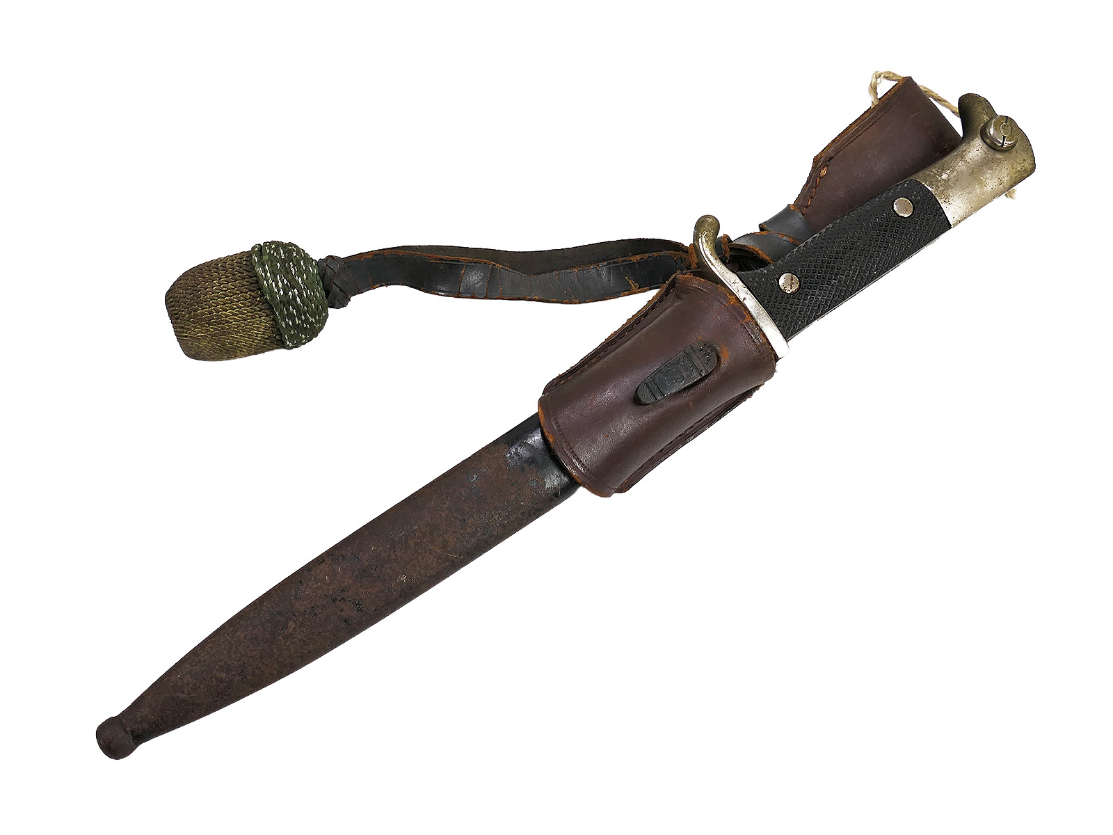 Wehrmacht Heer (WH) Extraseitengewehr Pack & Söhne mit Koppelschuh & Portepee 