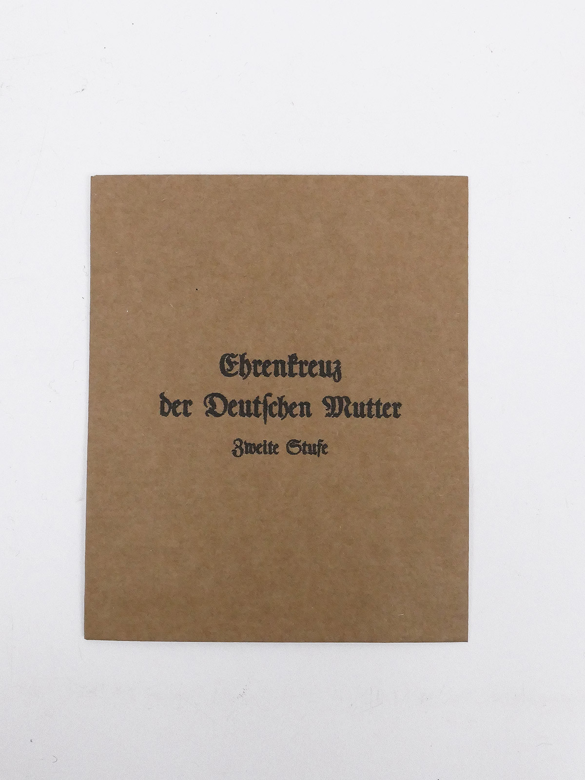 Verleihungstüte für Orden + Auszeichnungen - Ehrenkreuz der Deutschen Mutter 2.Stufe