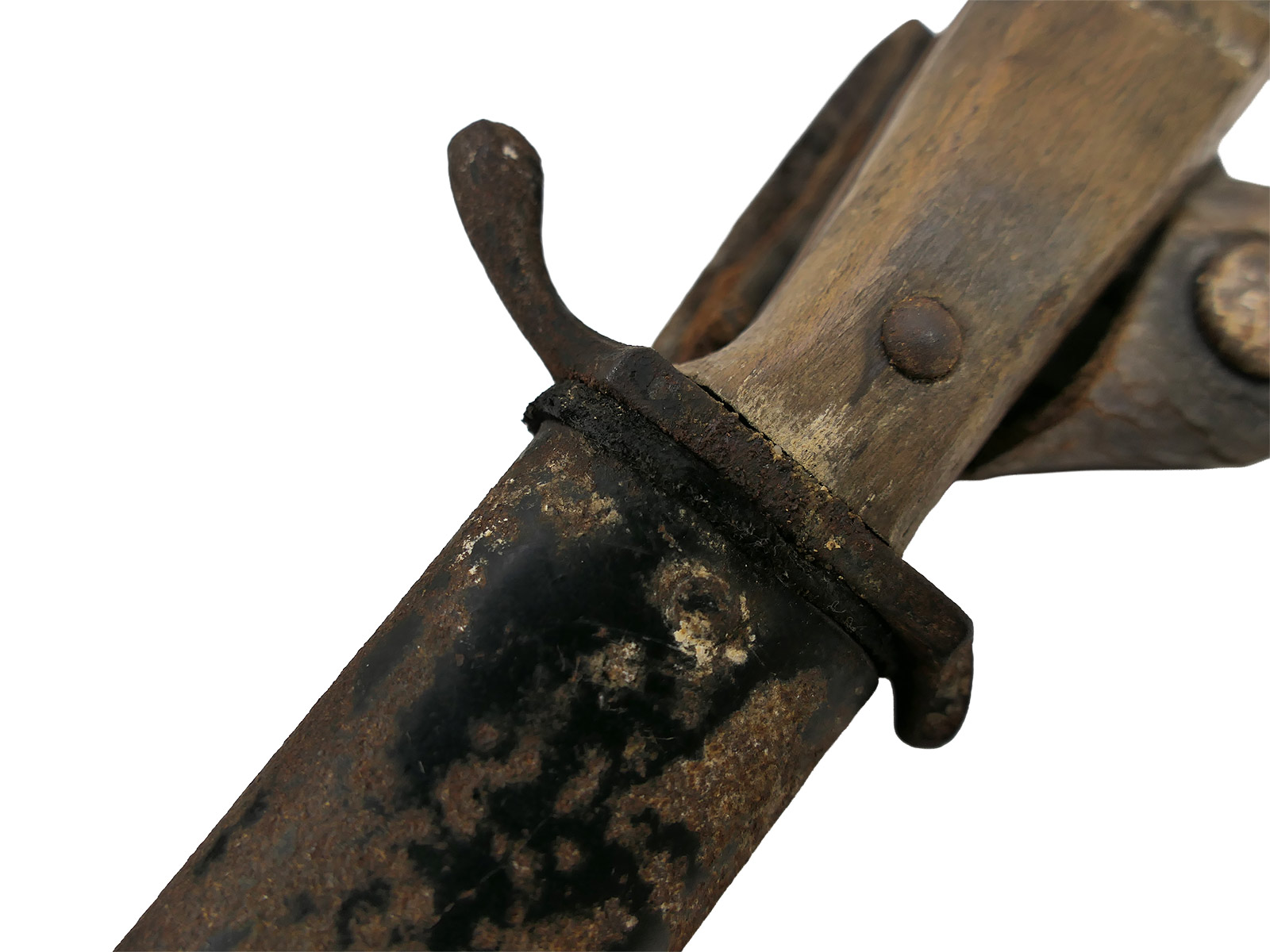 WK1 Grabendolch mit Abnahme ERN Wald Rheinl. Rasiermesser Fabrik COLLECTION BATTLE WORN