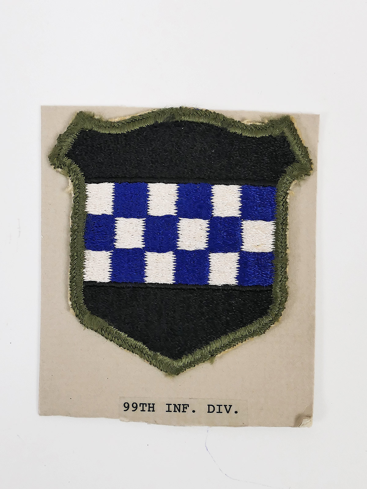 Original US ARMY WW2 Infanterie Divisionsabzeichen Patch - 99th Infantry Division Abzeichen