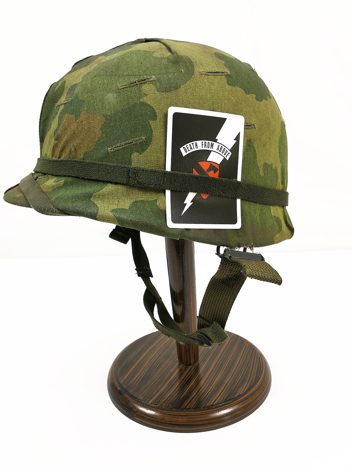 US ARMY Vietnam Korea M1 Stahlhelm mit Mitchell Helmbezug und Liner 