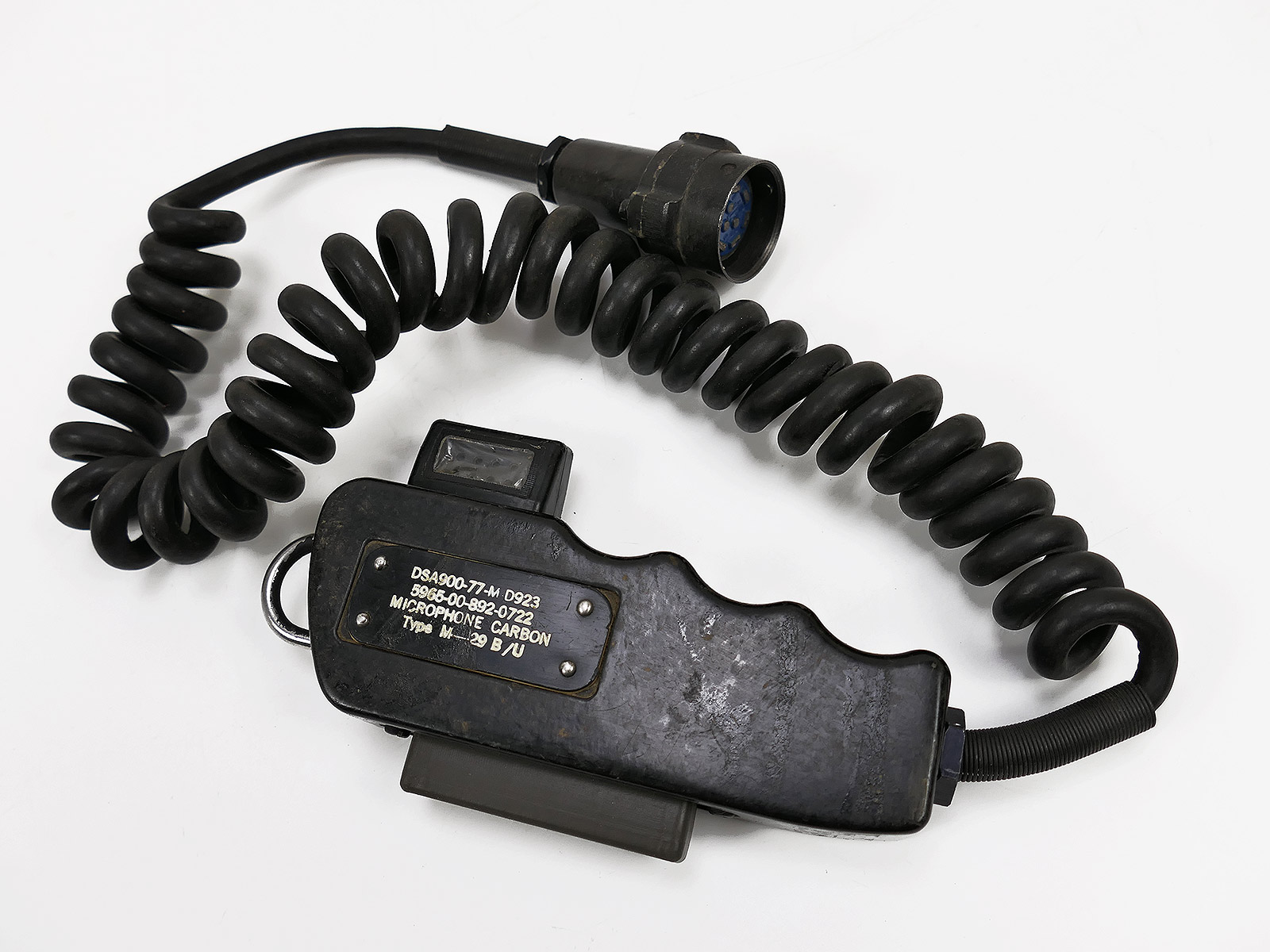 US ARMY Microphone M-29 B/U / Mikrofon Funkgerät Radio 1977