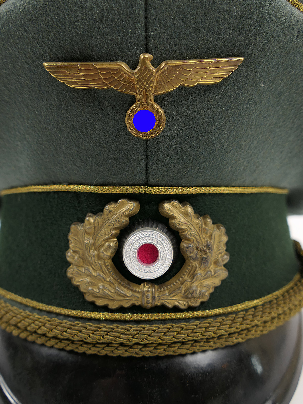 Antike Wehrmachts Schirmmütze General Gr.58 mit Top Patina COLLECTION BATTLE WORN