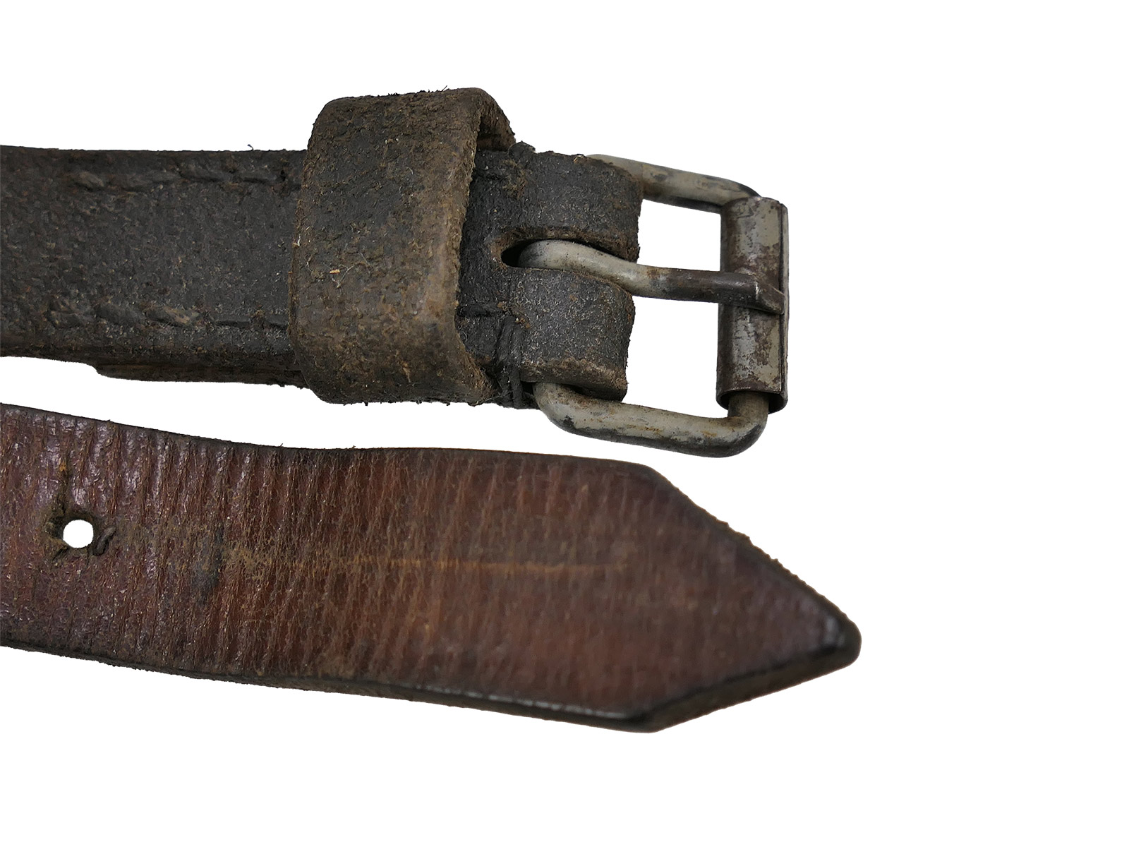 Kochgeschirr Wehrmacht Hersteller MKL 41 mit 95% Originallack zusammengehörig + Leder Riemen COLLECTION