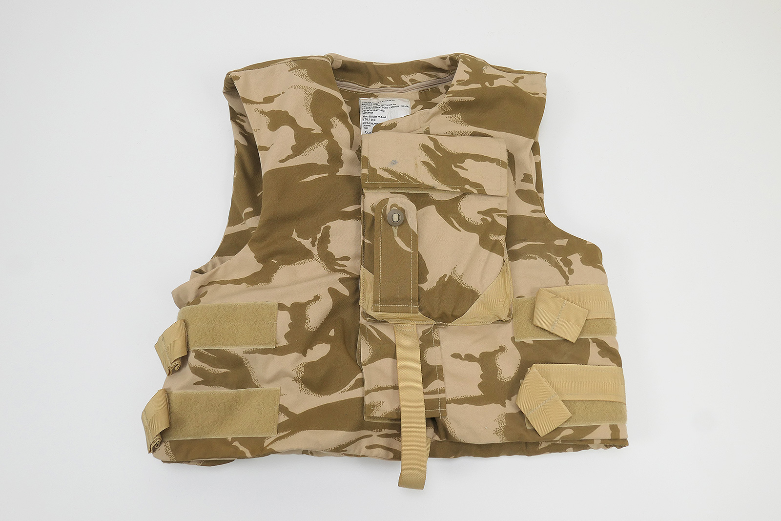 British Army DESERT Cover Body Armour 170/112 Bezug Splitterschutzweste