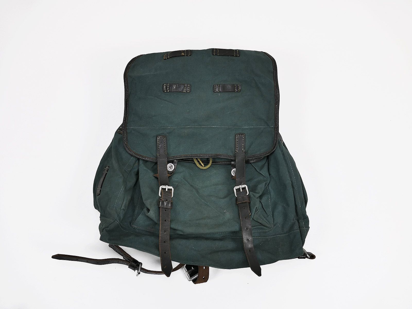 #A Vintage Rucksack oliv / grün Typ wie Wehrmacht WW2