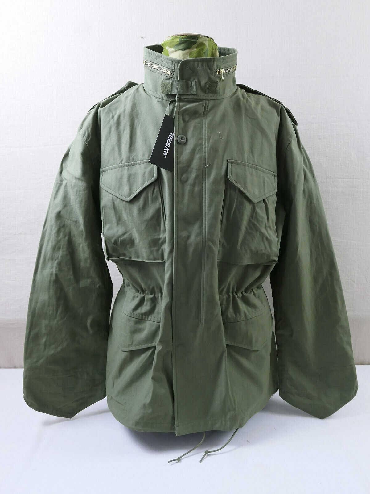 M65b-1 US M65 VIETNAM Feldjacke TEESAR® Field Jacket M65 oliv Schimanski Jacke