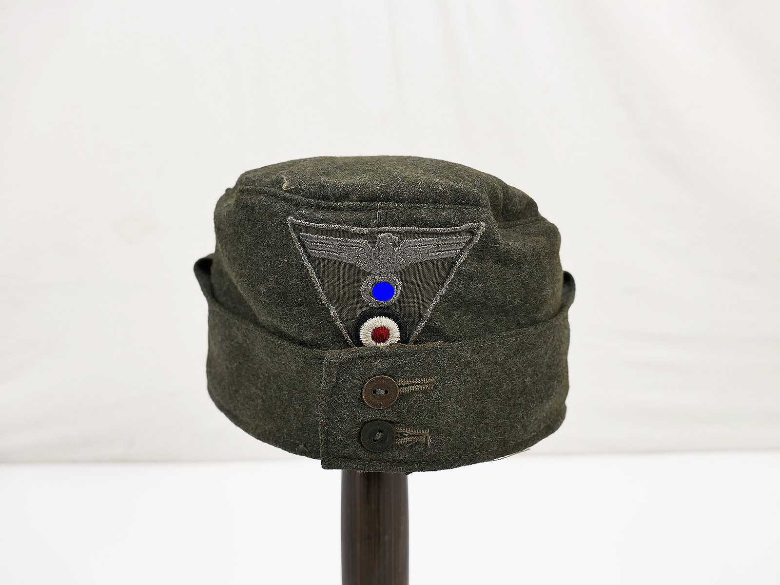 Wehrmacht Heer antikes M42 Schiffchen für Mannschaften Gr.57