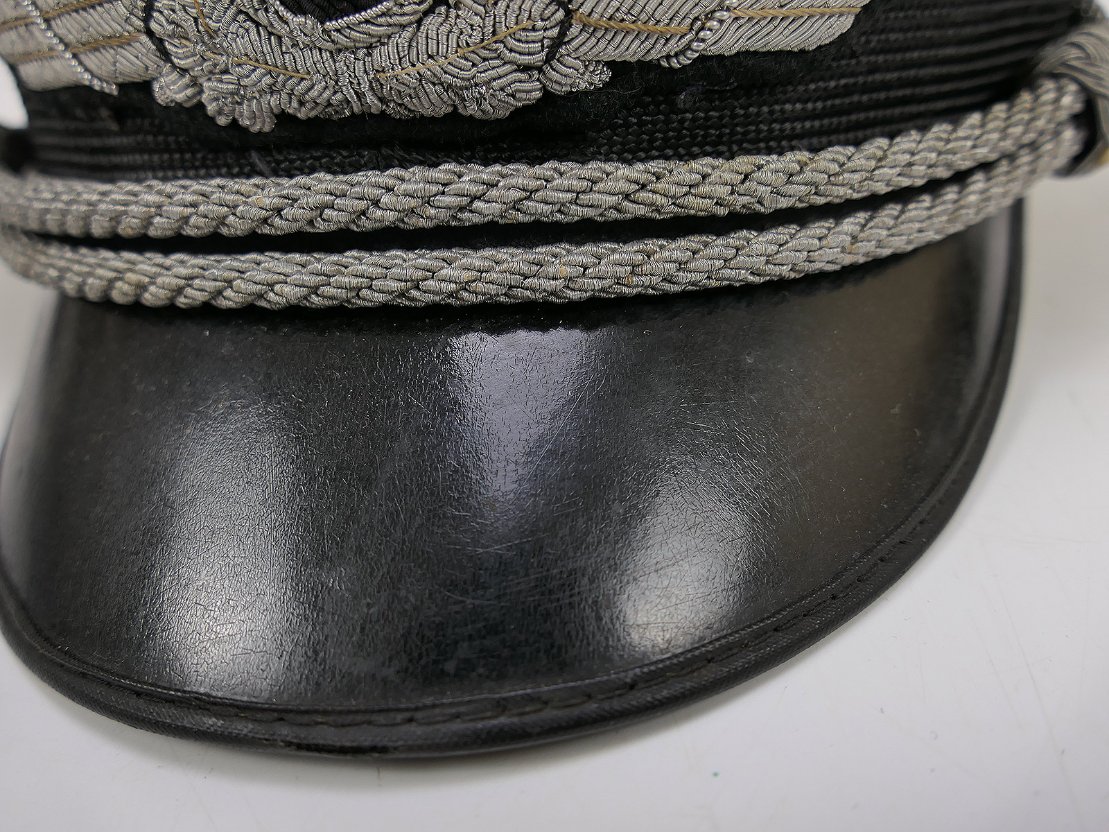 Original LUFTWAFFEN Schirmmütze Offizier mit handgestickten Effekten COLLECTION