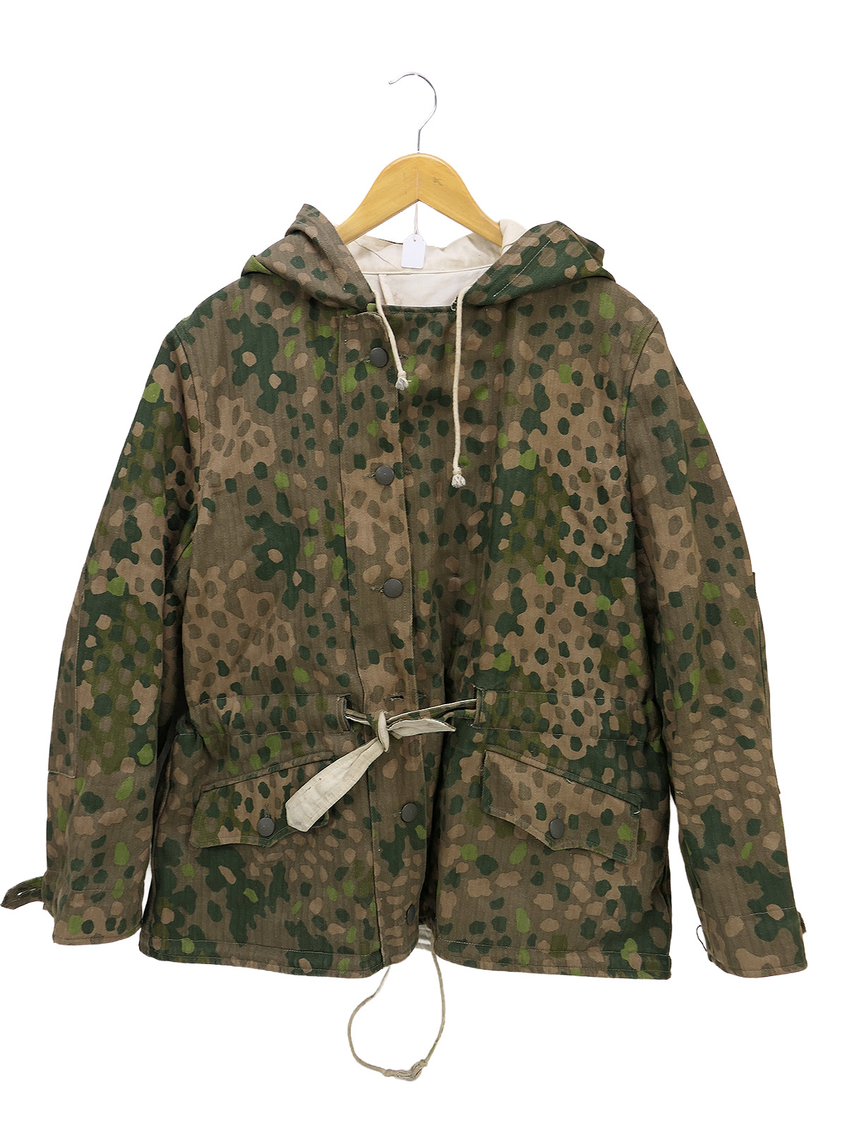 PEA DOT Winterwendejacke Wendeparka Wendejacke Parka Erbsentarn / Weiß Gr.1 (48/50)