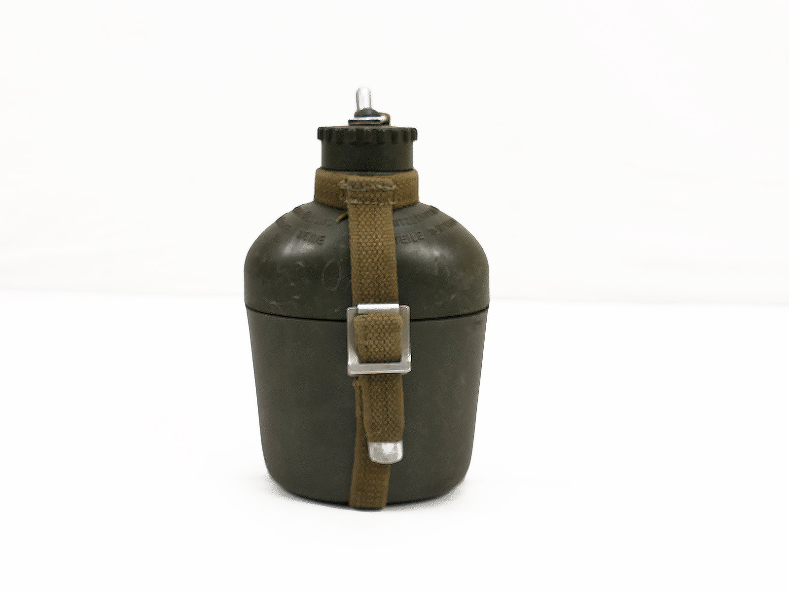 Original Bundeswehr BW Feldflasche 1. Modell PSL 56 mit Becher PSL56 