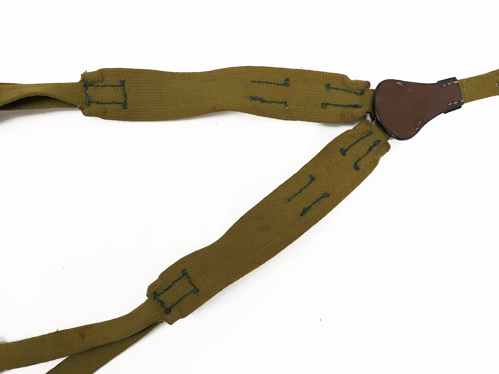 Wehrmacht DAK Afrikakorps Tropen Web Y-Riemen Südfront Spätkrieg Koppeltragegestell