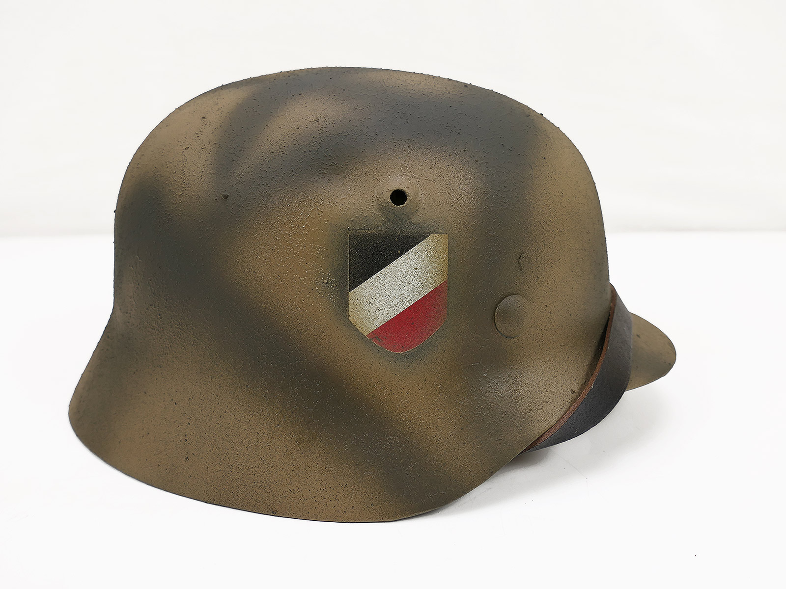 #G/ Wehrmacht Normandie camouflage DD Stahlhelm M35 M40 Tarnhelm Gr. 57/58 