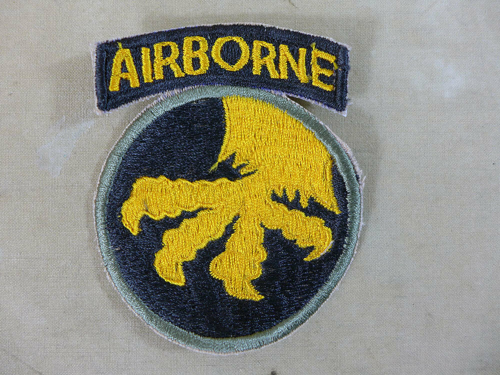 US Patch Abzeichen 17. Airborne Div. Thunder from heaven Paratrooper