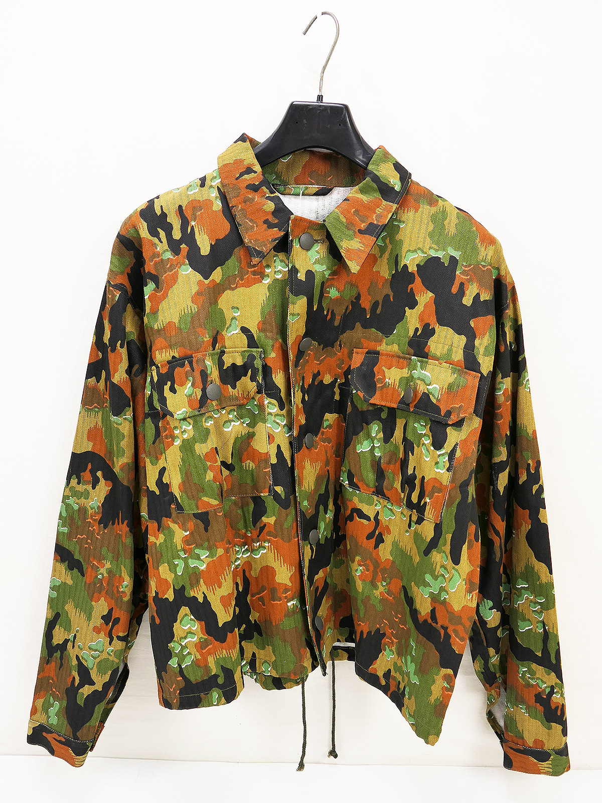 Original Filmrequisite "Fury" Waffen SS M45 Tarn Feldbluse Leibermuster Leibertarn