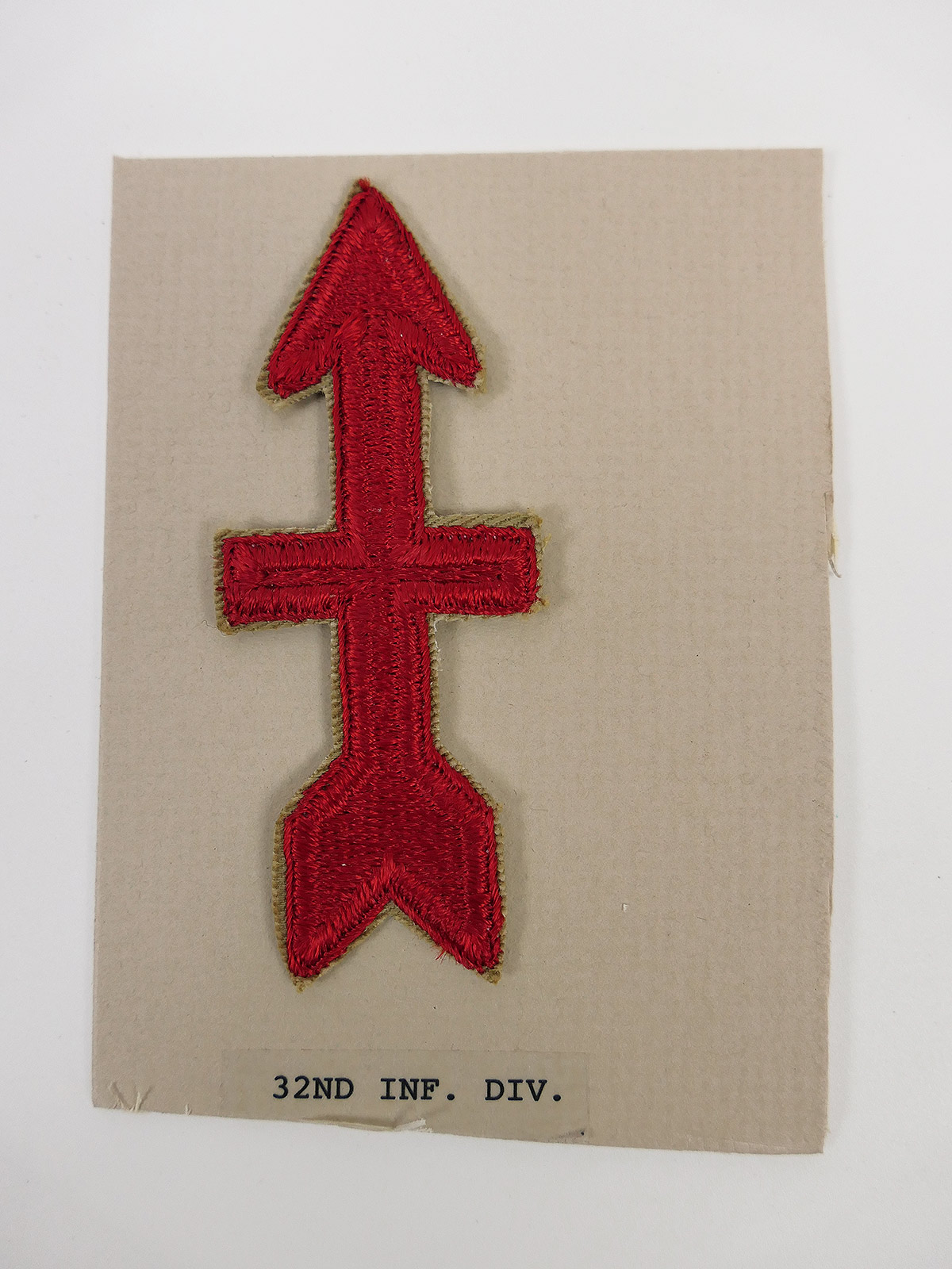 Original US ARMY WW2 Infanterie Divisionsabzeichen Patch  - 32nd Infantry Division Abzeichen