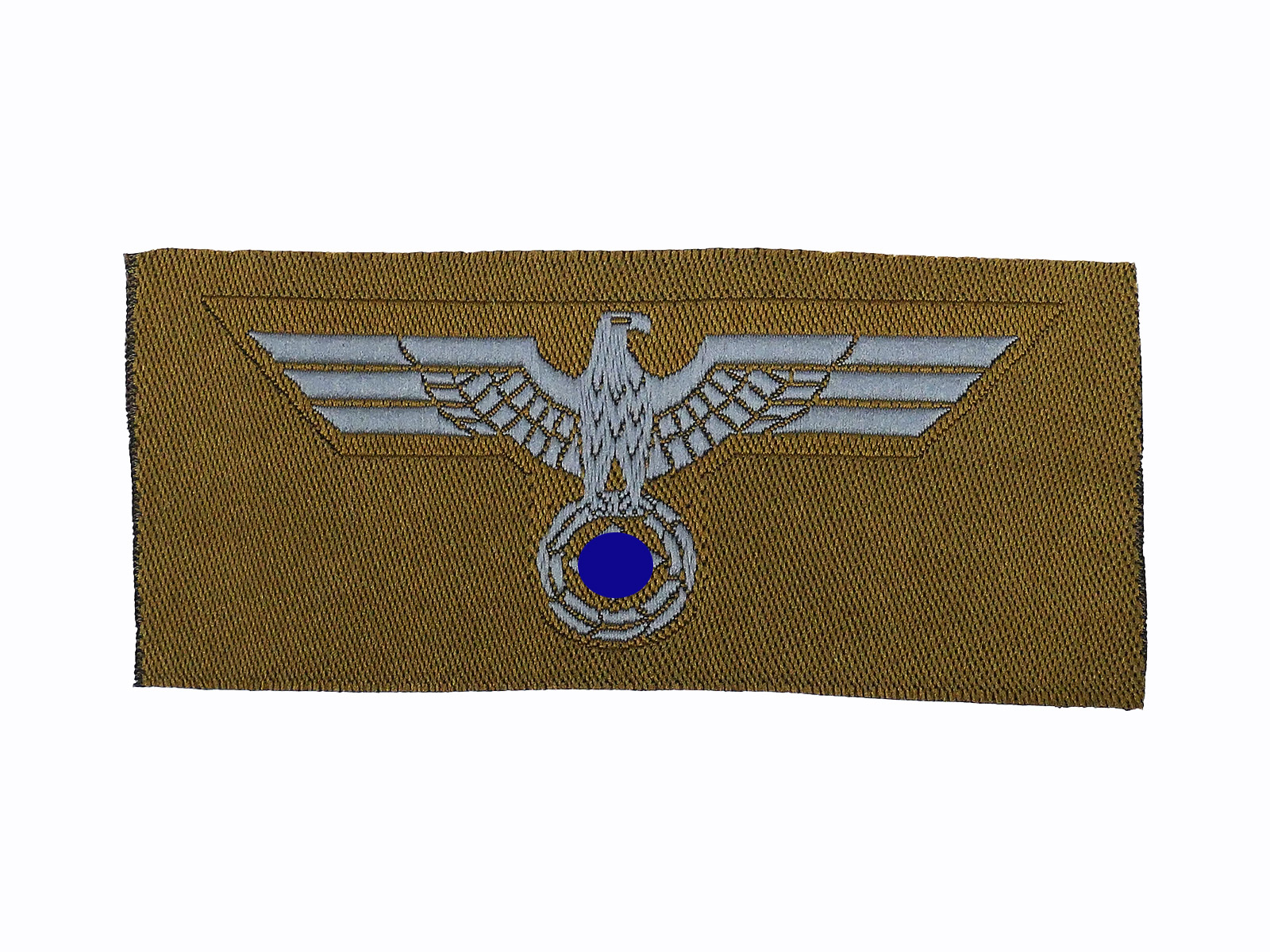 P1379868 DAK Afrikakorps Tropen Mützenadler gewebt Khaki Schiffchen Feldmütze