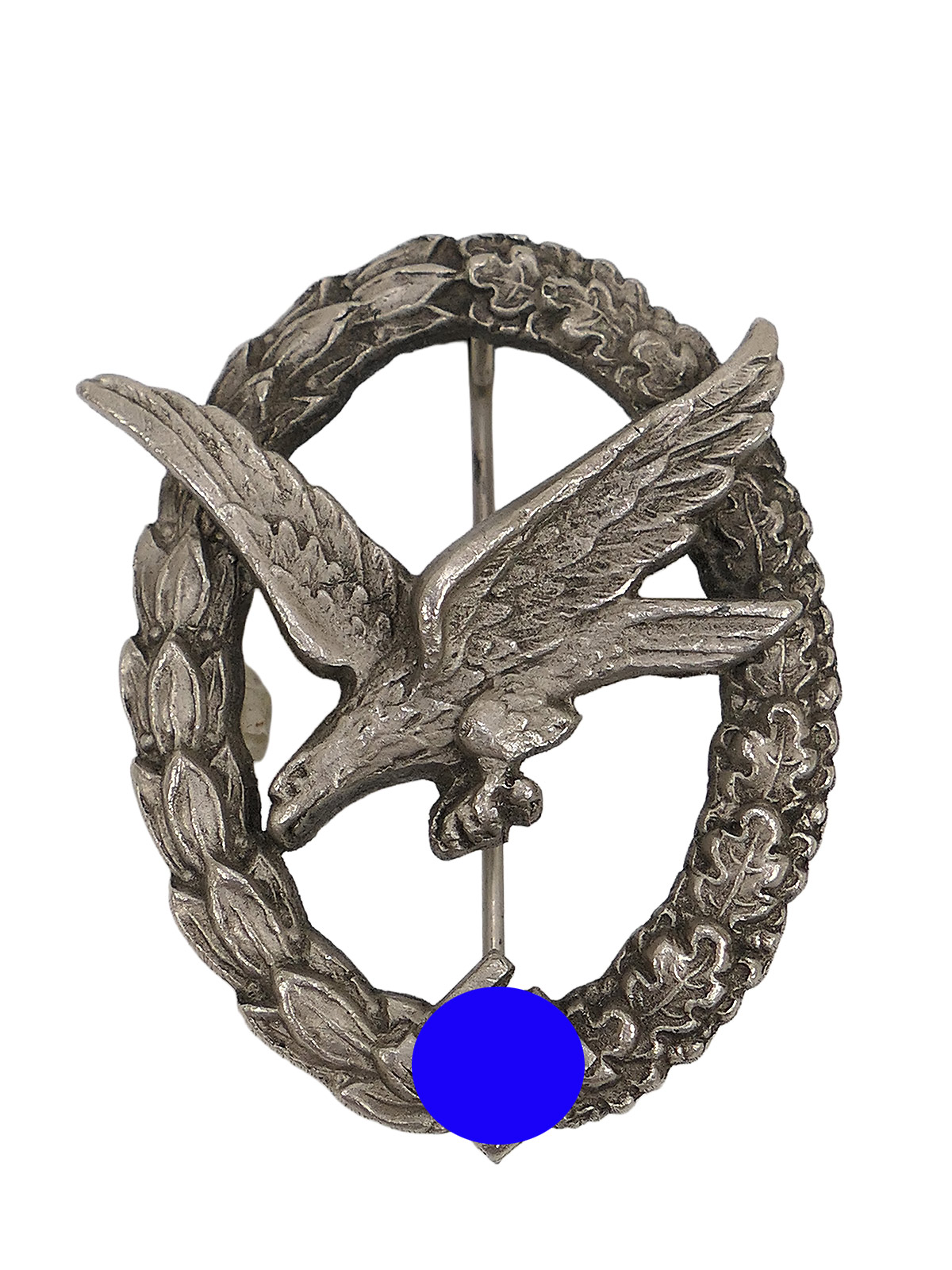 Luftwaffe Fliegerschützen Abzeichen ältere Sammleranfertigung JMME mit schöner Patina