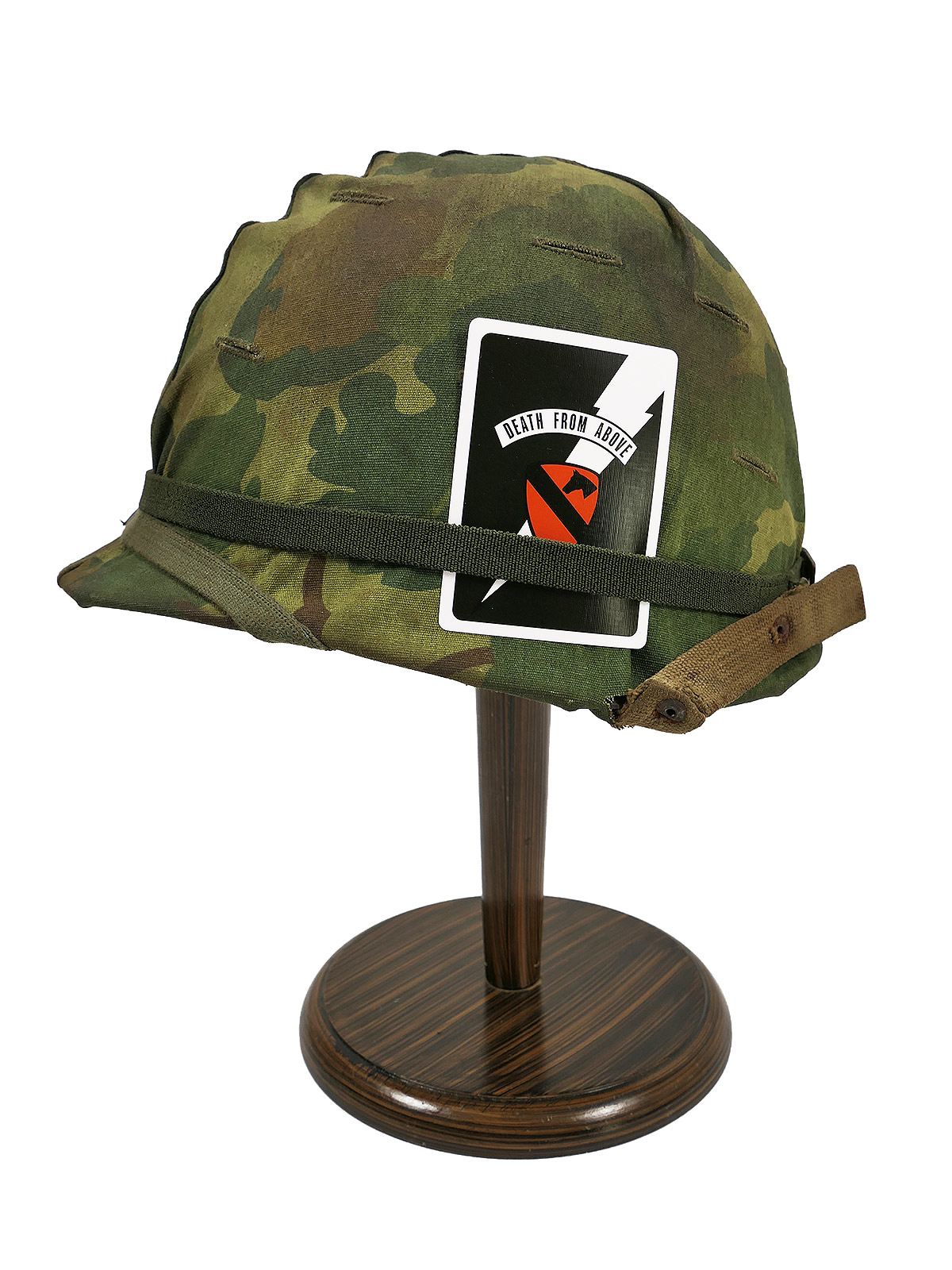 #A2/ US ARMY Vietnam Korea M1 Stahlhelm mit Mitchell Helmbezug und Liner 