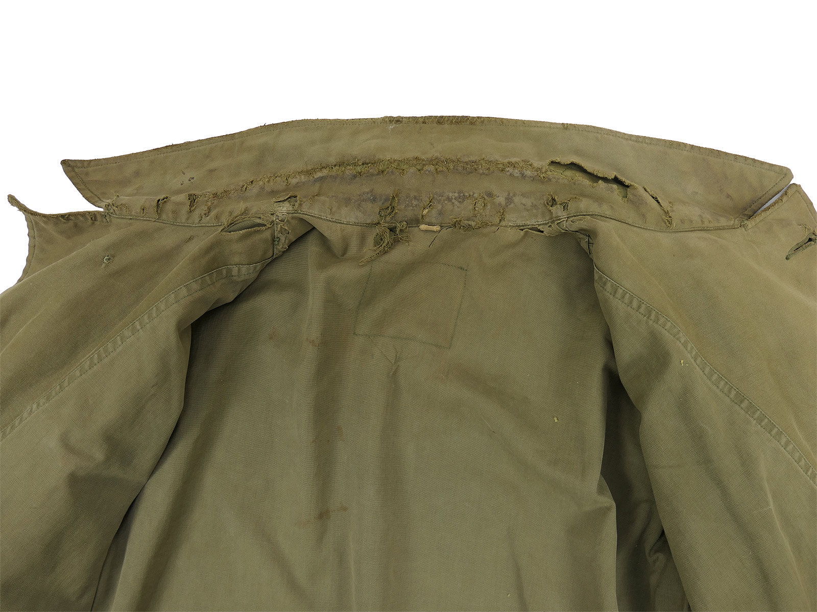 Original US Army WW2 M-1943 Field Jacket Feldjacke M-43 Gr.36R BATTLE WORN