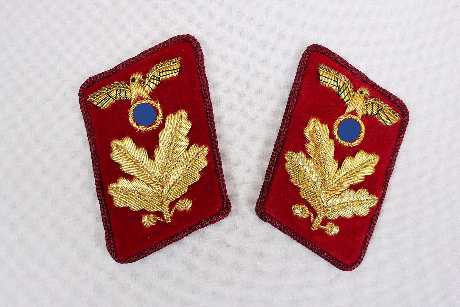 P12608941IxNmnLfdqK0U Kragenspiegel politischer Leiter der NSDAP in der Gauleitung - Dienstgrad Befehlsleiter