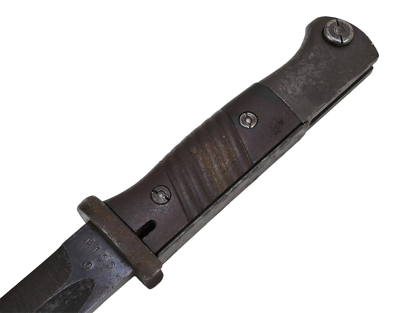 Wehrmacht Bajonett M84/98 K98 / Seitengewehr NUMMERNGLEICH cof 44 BATTLE WORN
