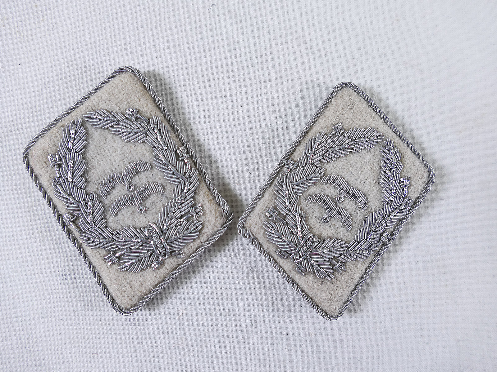 Wehrmacht Luftwaffe Kragenspiegel Dienstgrad Oberstleutnant LW