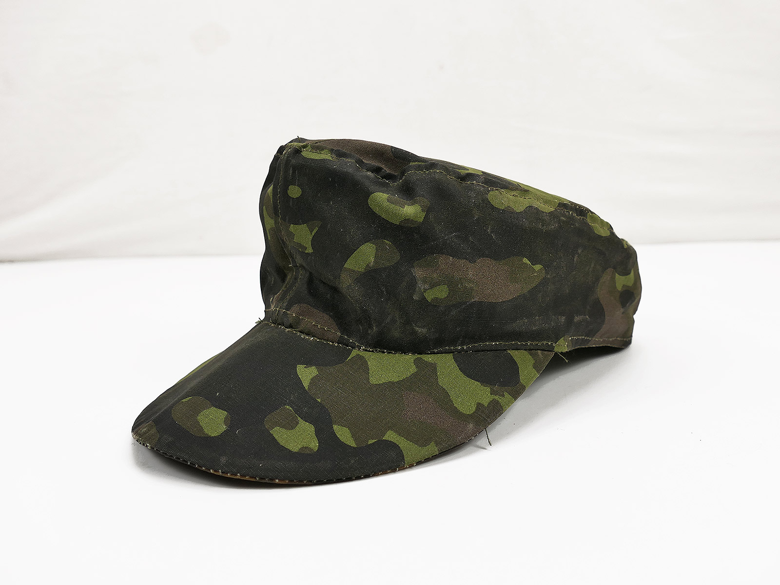 Waffen SS Frontfertigung Platane Frühjahr Overprint Feldmütze Gr.59 Tarnmütze