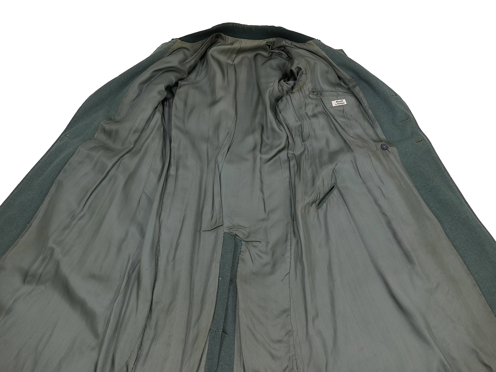 Original WK2 Wehrmacht M36 Mantel Wintermantel Oberleutnant Artillerie TOP COLLECTION
