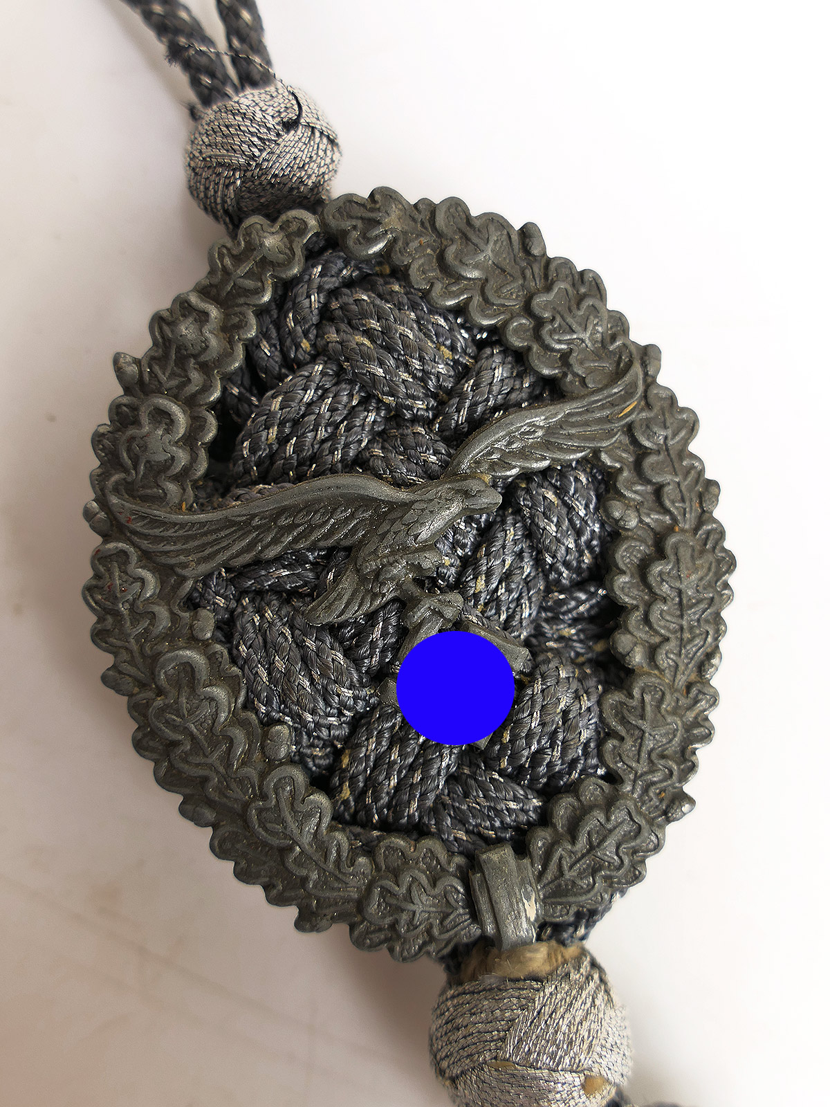 Wehrmacht / Luftwaffe Original Schützenschnur 1. Stufe für Gewehrschützen COLLECTION