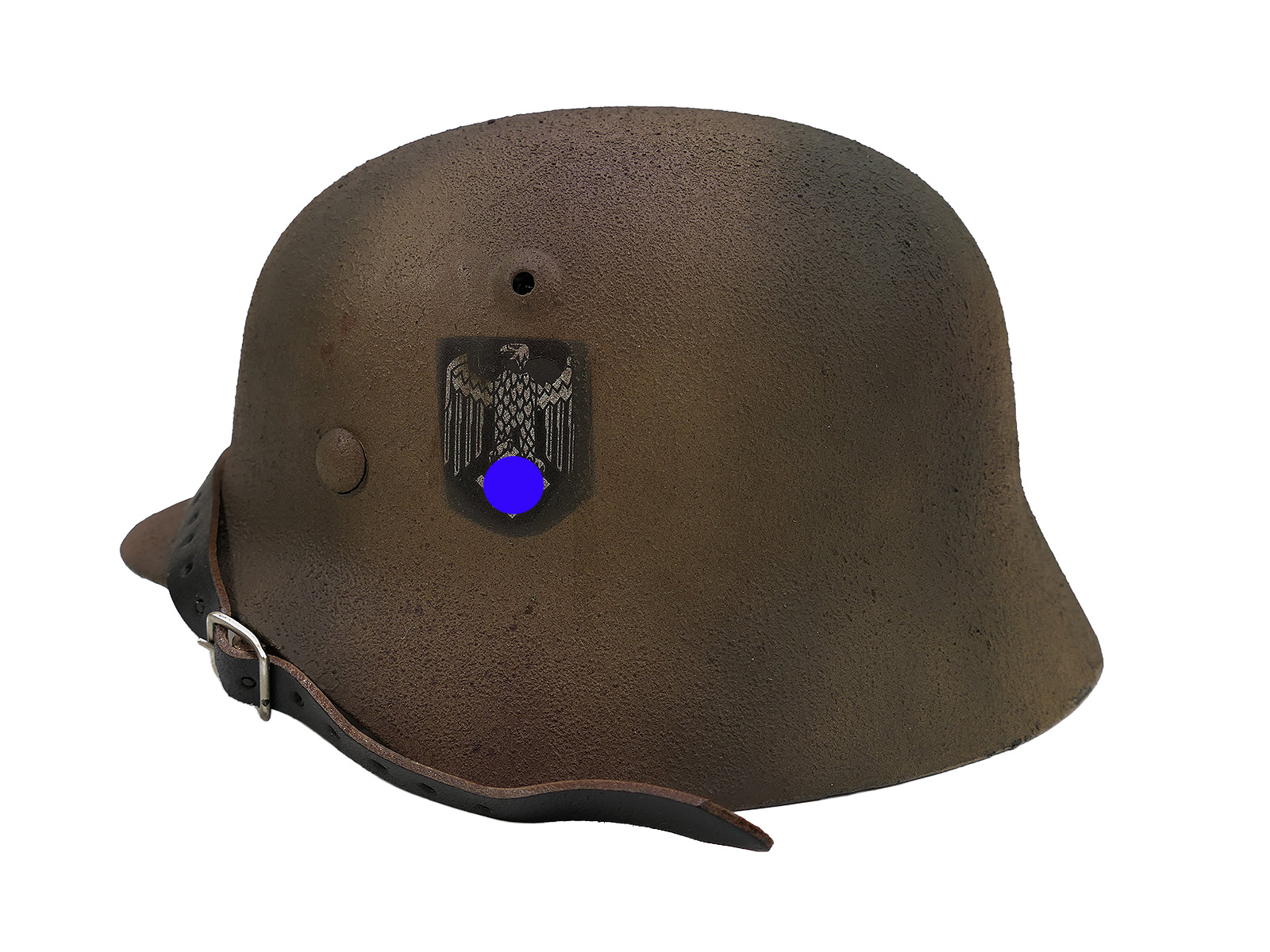 #J/ Wehrmacht Normandie camouflage SD Stahlhelm M35 M40 Tarnhelm Gr. 57/58 