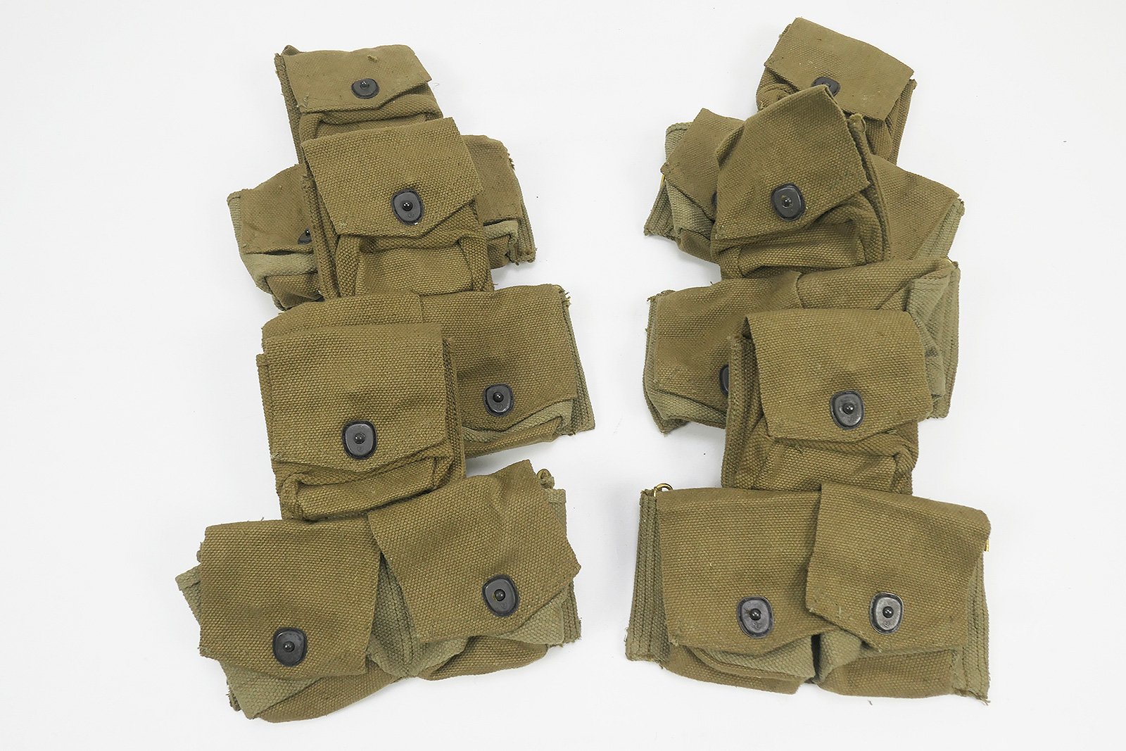 1x Stück British Smle Lee Enfield Webbing Triple Patronentasche Magazintasche oliv