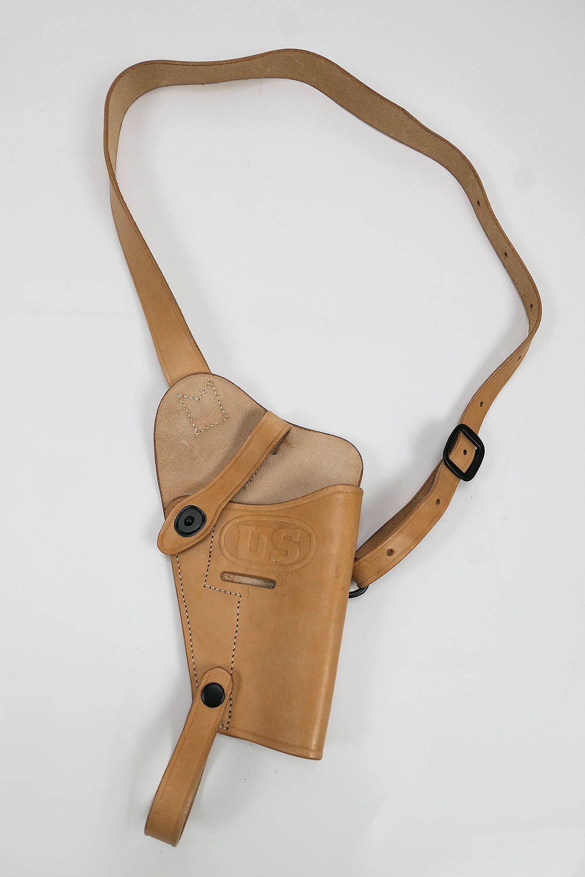 US Colt 1911 Pistolen Holster M3 Leder hell Lederholster Goverment Schulterholster