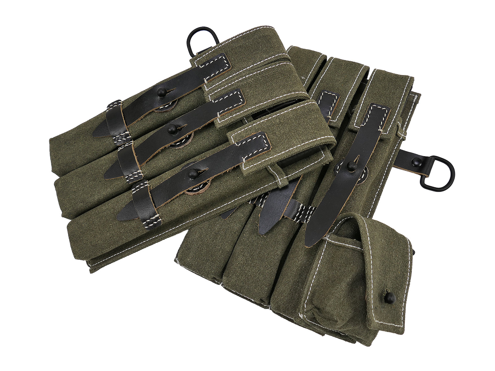 Wehrmacht MP 38/40 Magazintaschen 1x Paar - MP38 MP40 Tasche für Magazine