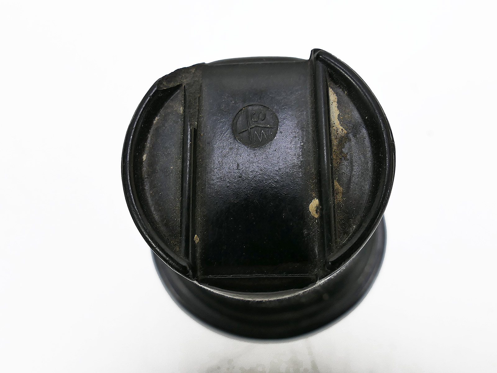 Wehrmacht DAK Afrikakorps Feldflasche Kokosnuss Tropen RITTER ALFURIT mit Becher COLLECTION BATTLE WORN