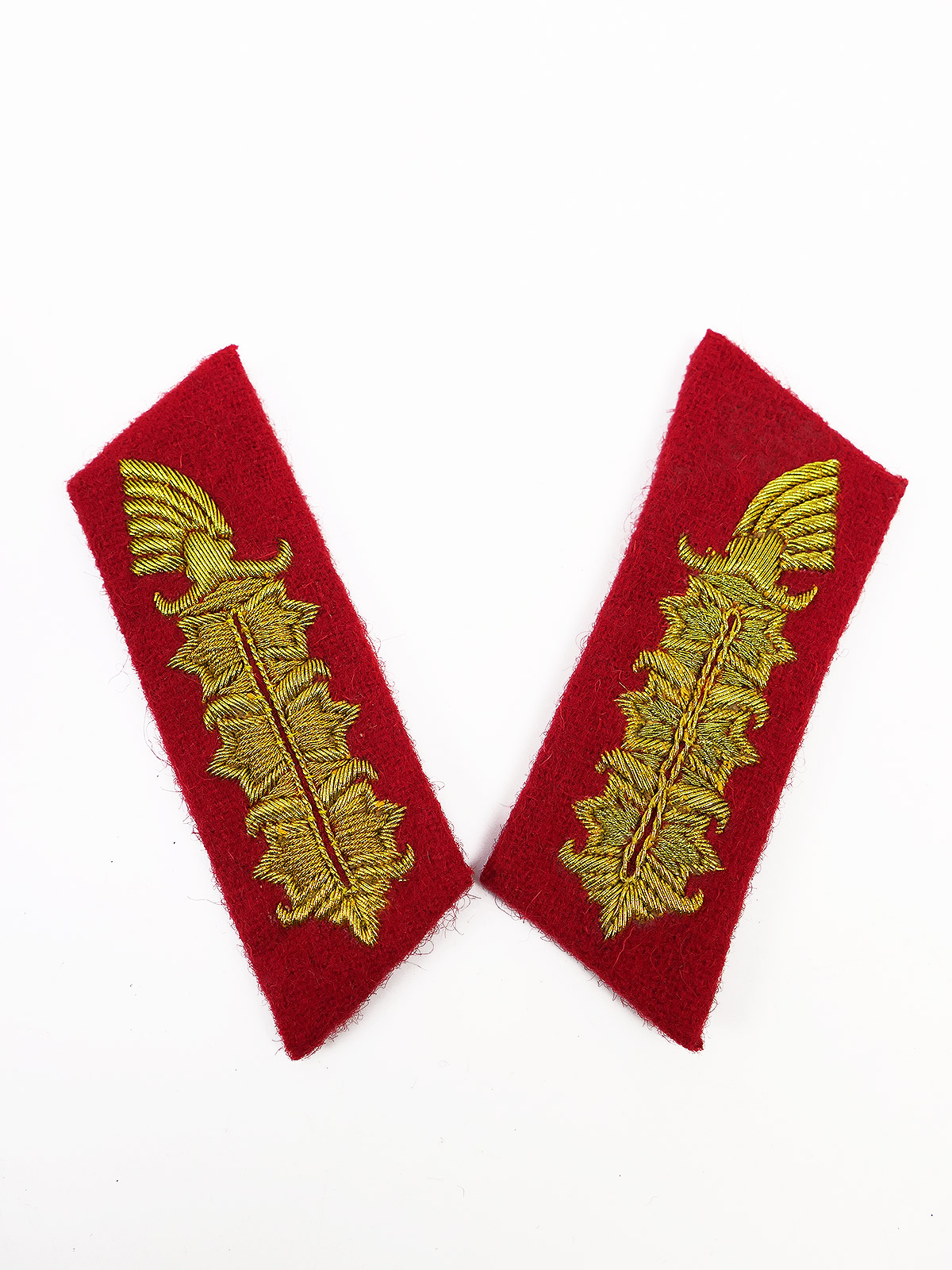 1x Paar Kragenspiegel Generalfeldmarschall GFM Wehrmacht Effekten